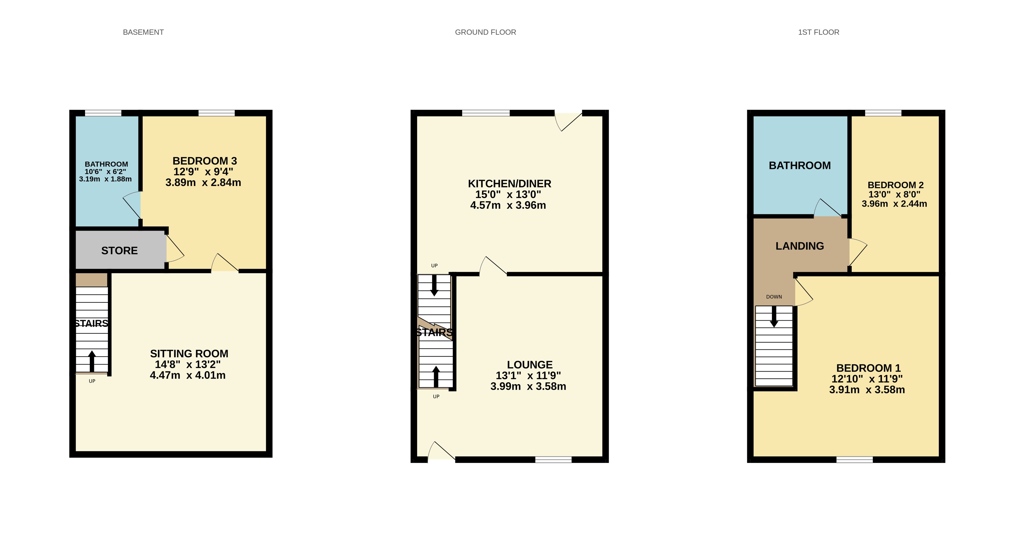 Floorplan for Horwich, Bolton, Lancashire