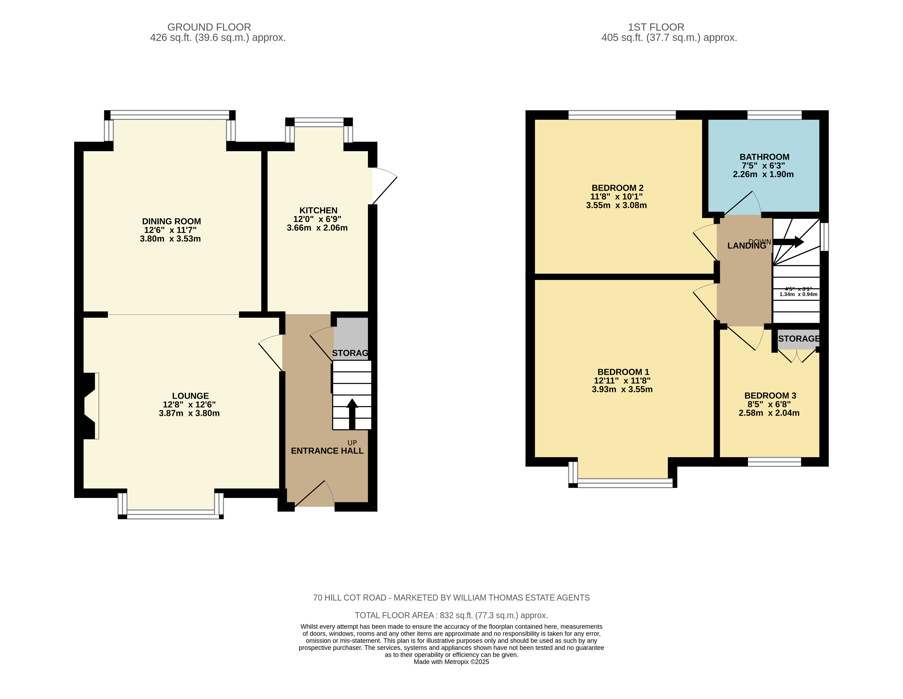 Floorplan for Sharples, Bolton, Gtr Manchester