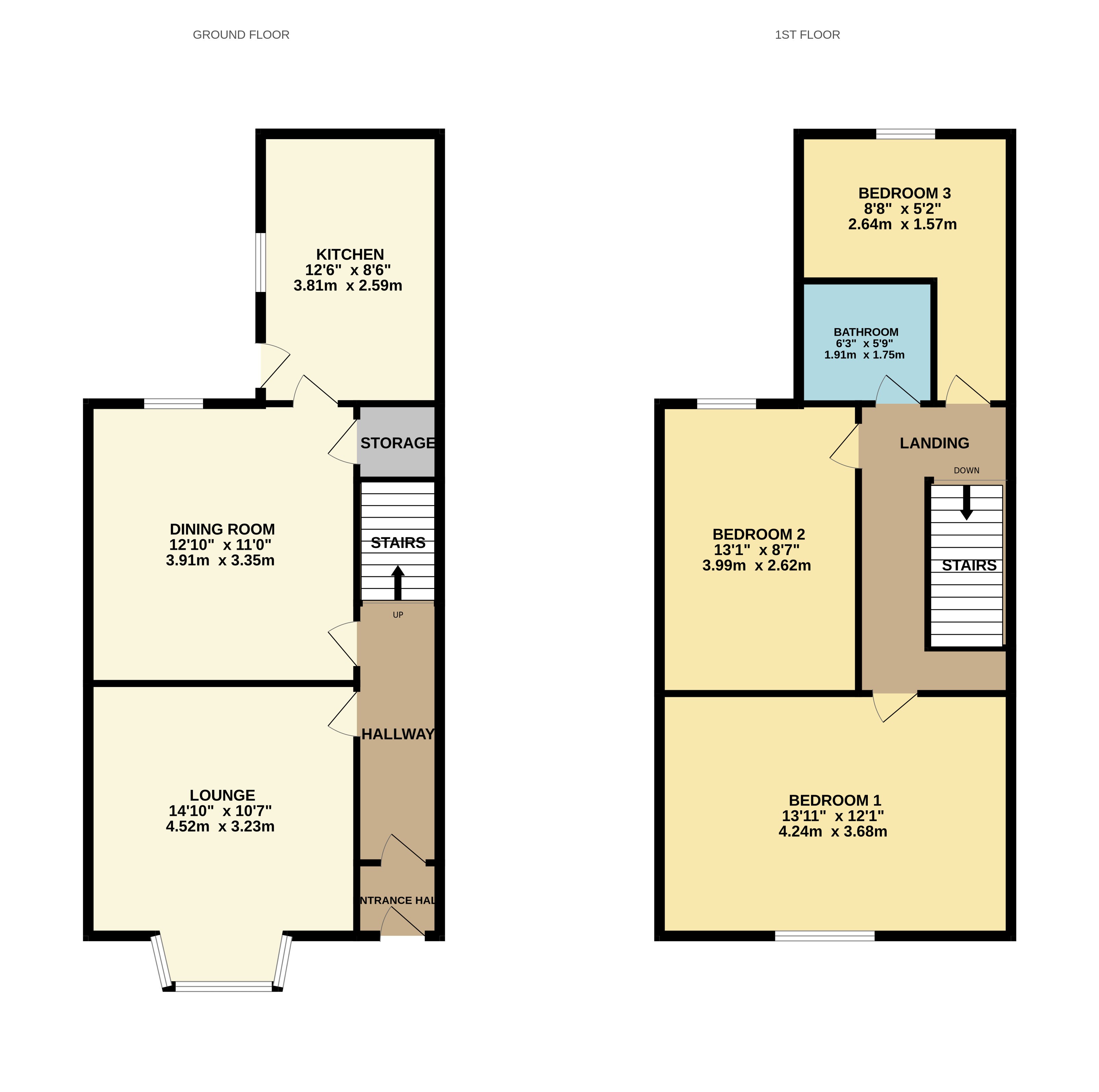 Floorplan for Horwich, Bolton, Greater Manchester