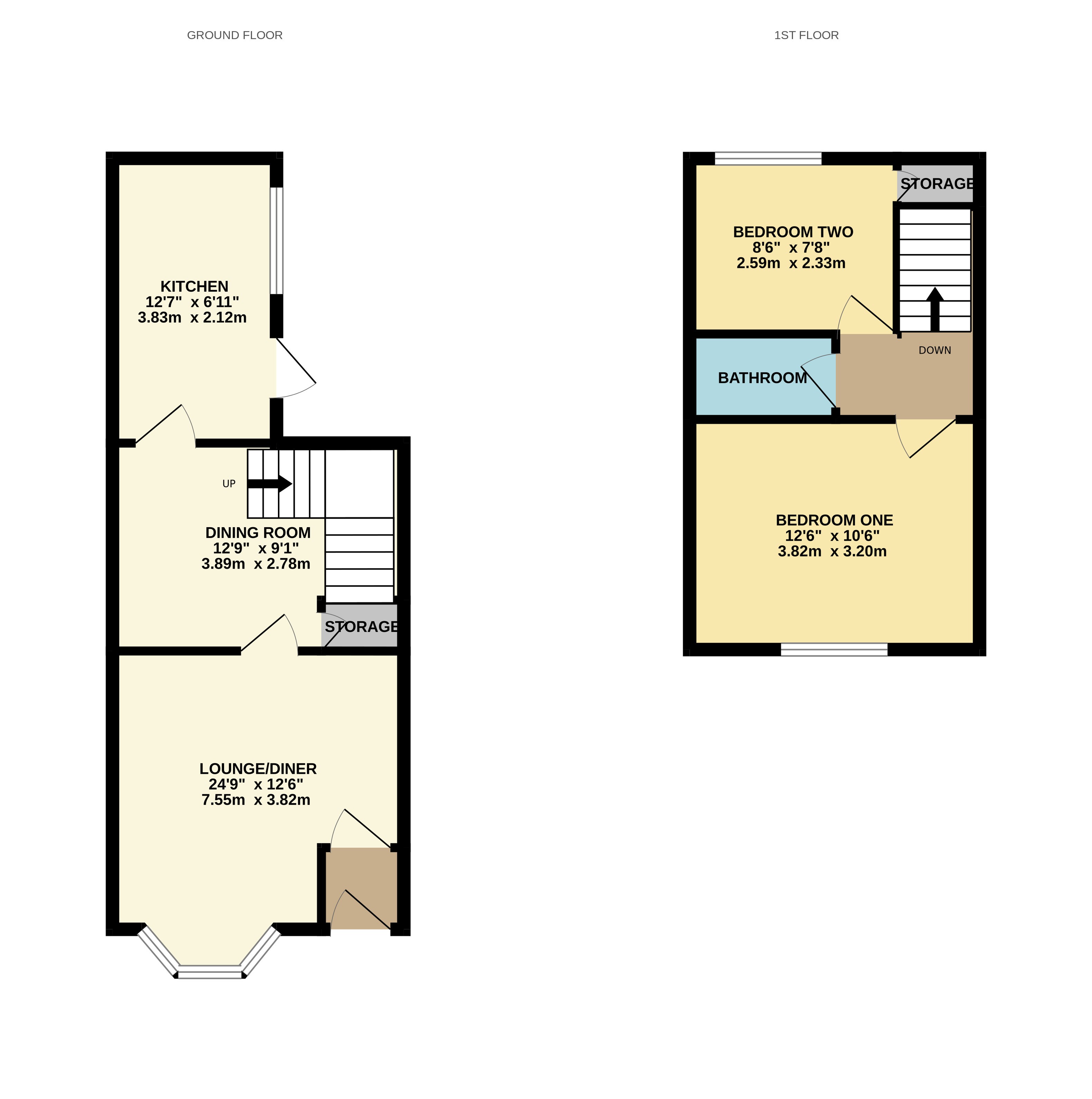 Floorplan for Horwich, Bolton, Greater Manchester