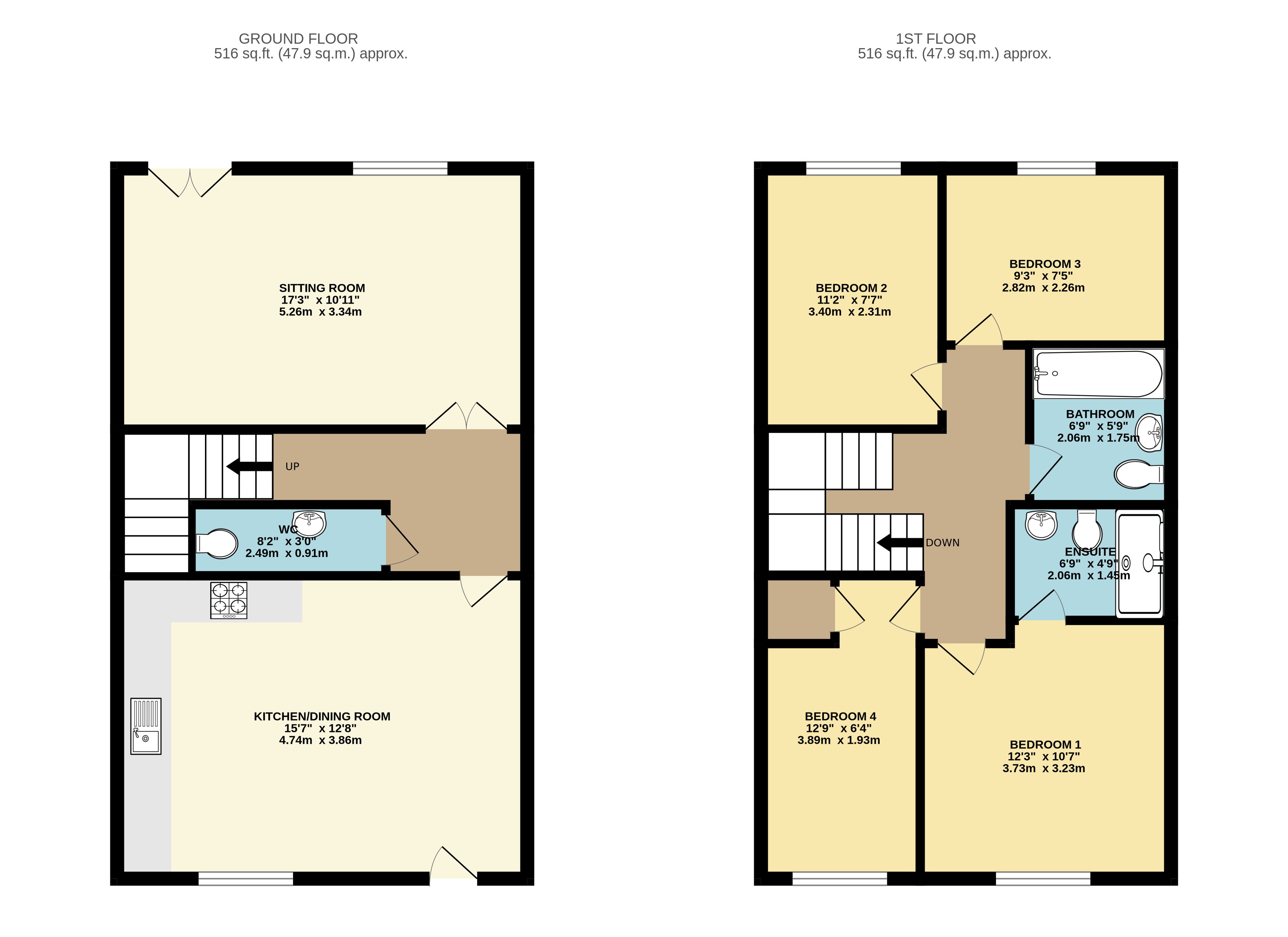 Floorplan for Horwich, Bolton, Greater Manchester