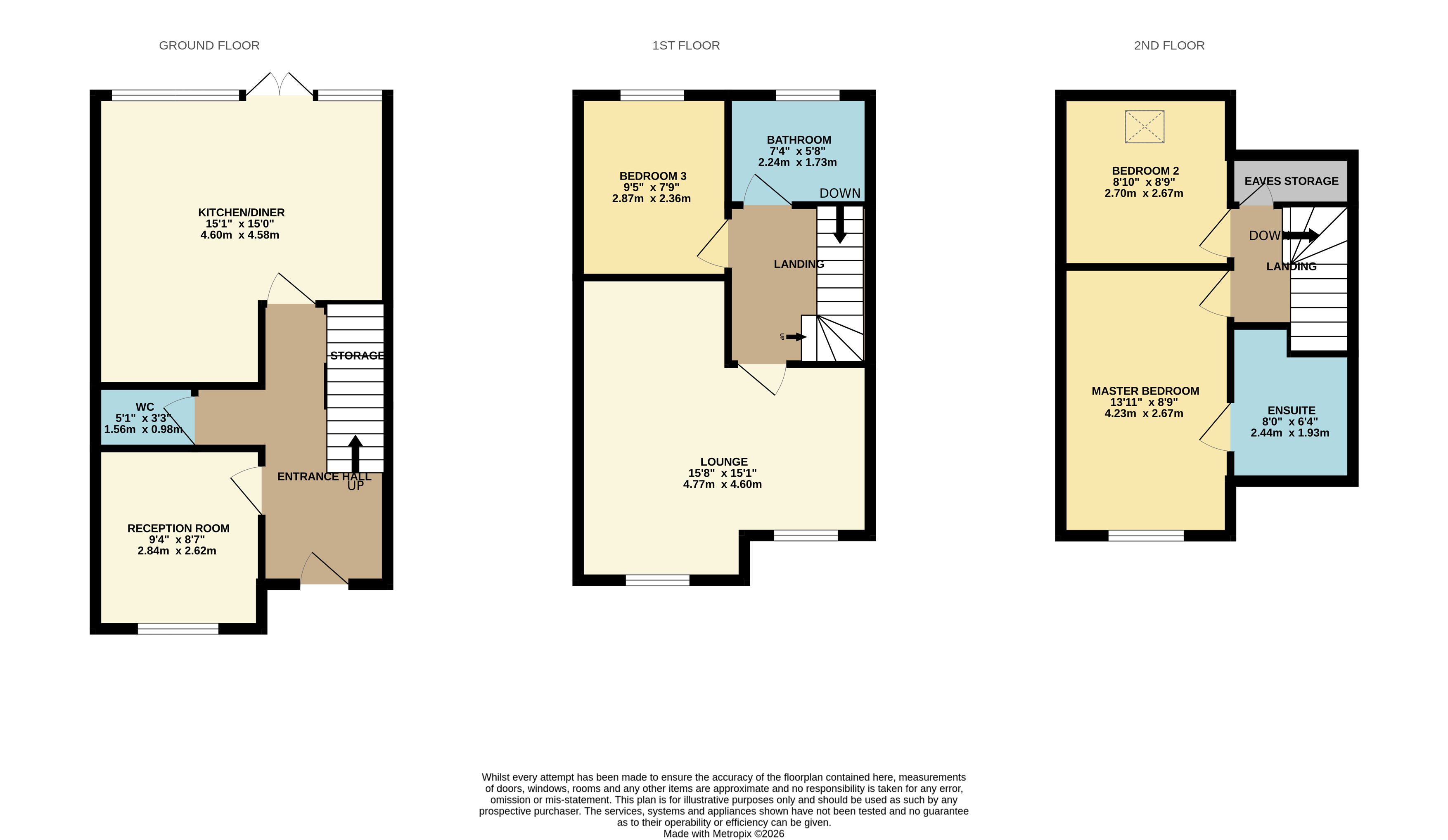 Floorplan for Lostock, Bolton, Greater Manchester