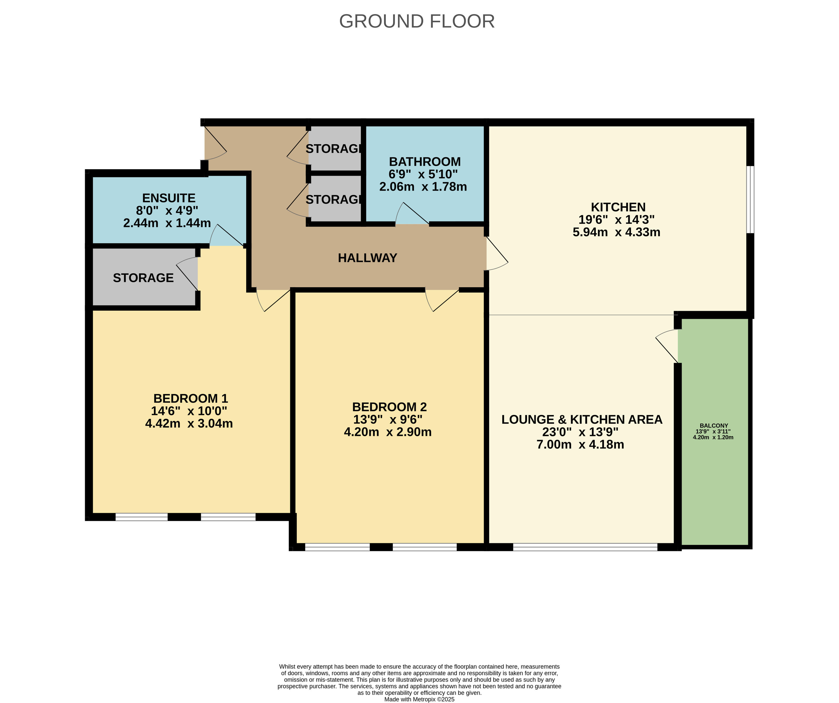 Floorplan for Horwich, Bolton, Greater Manchester