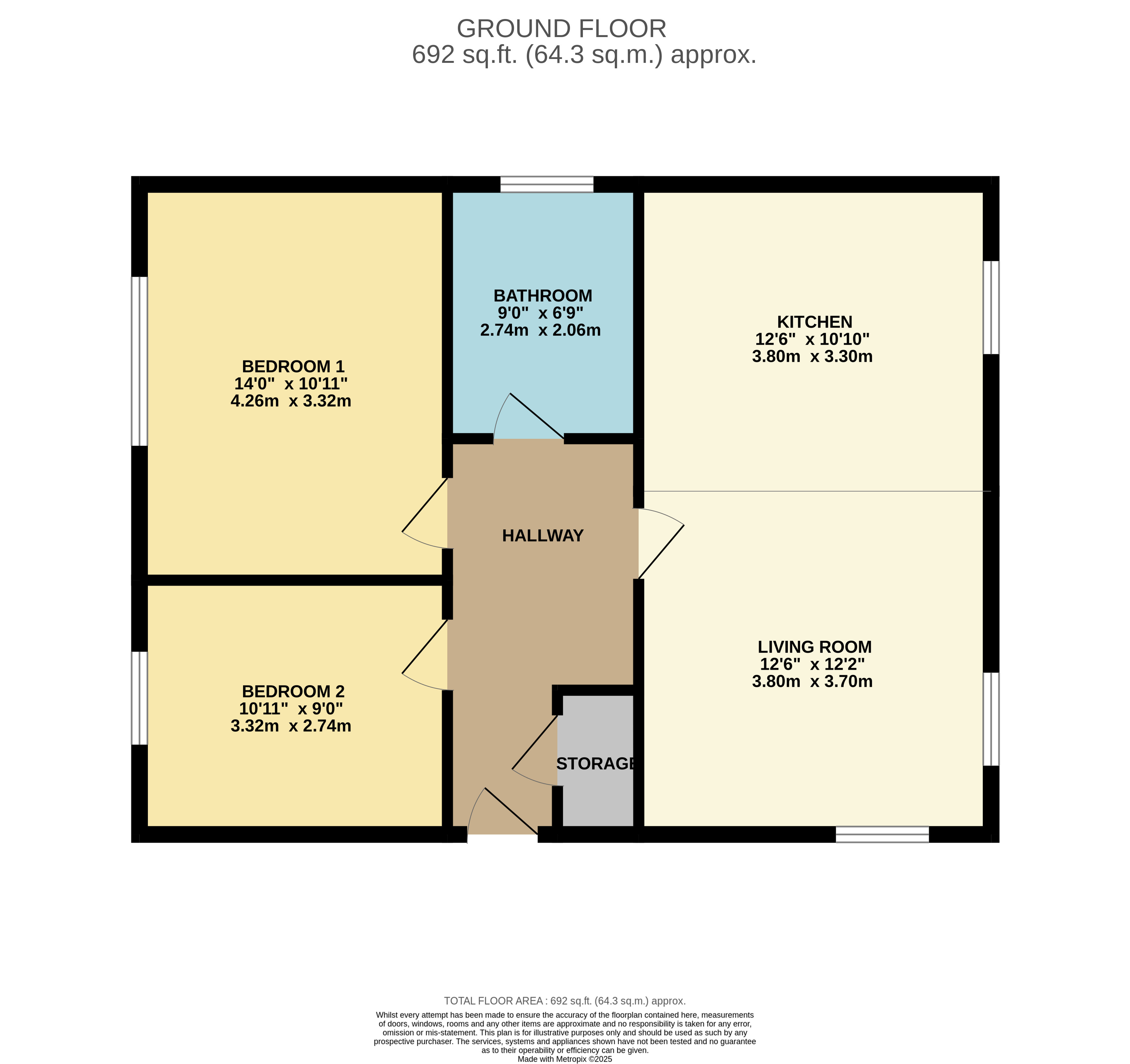 Floorplan for Richmond Street, Horwich, Bolton