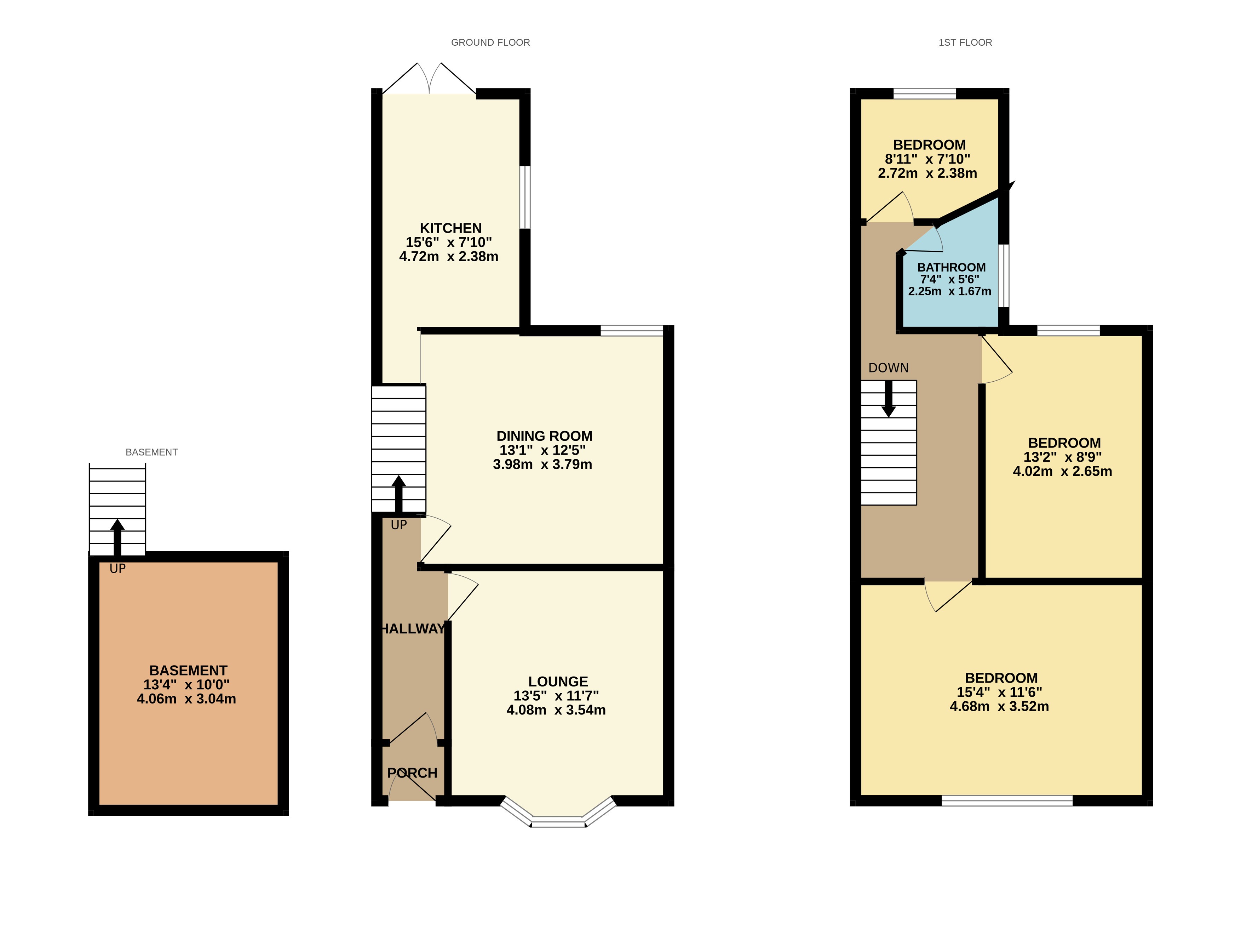 Floorplan for Horwich, Bolton, Greater Manchester