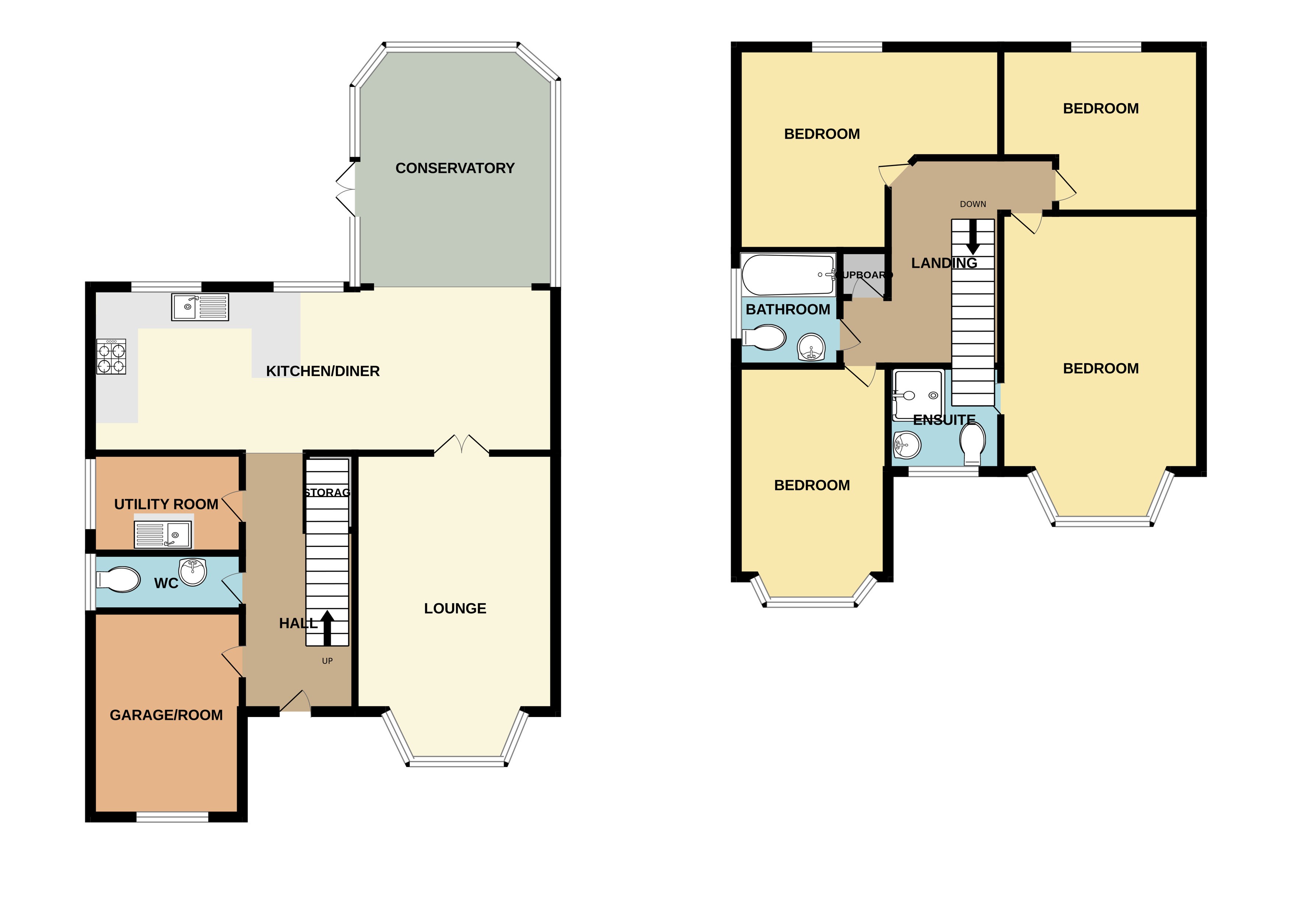 Floorplan for Horwich, Bolton, Greater Manchester