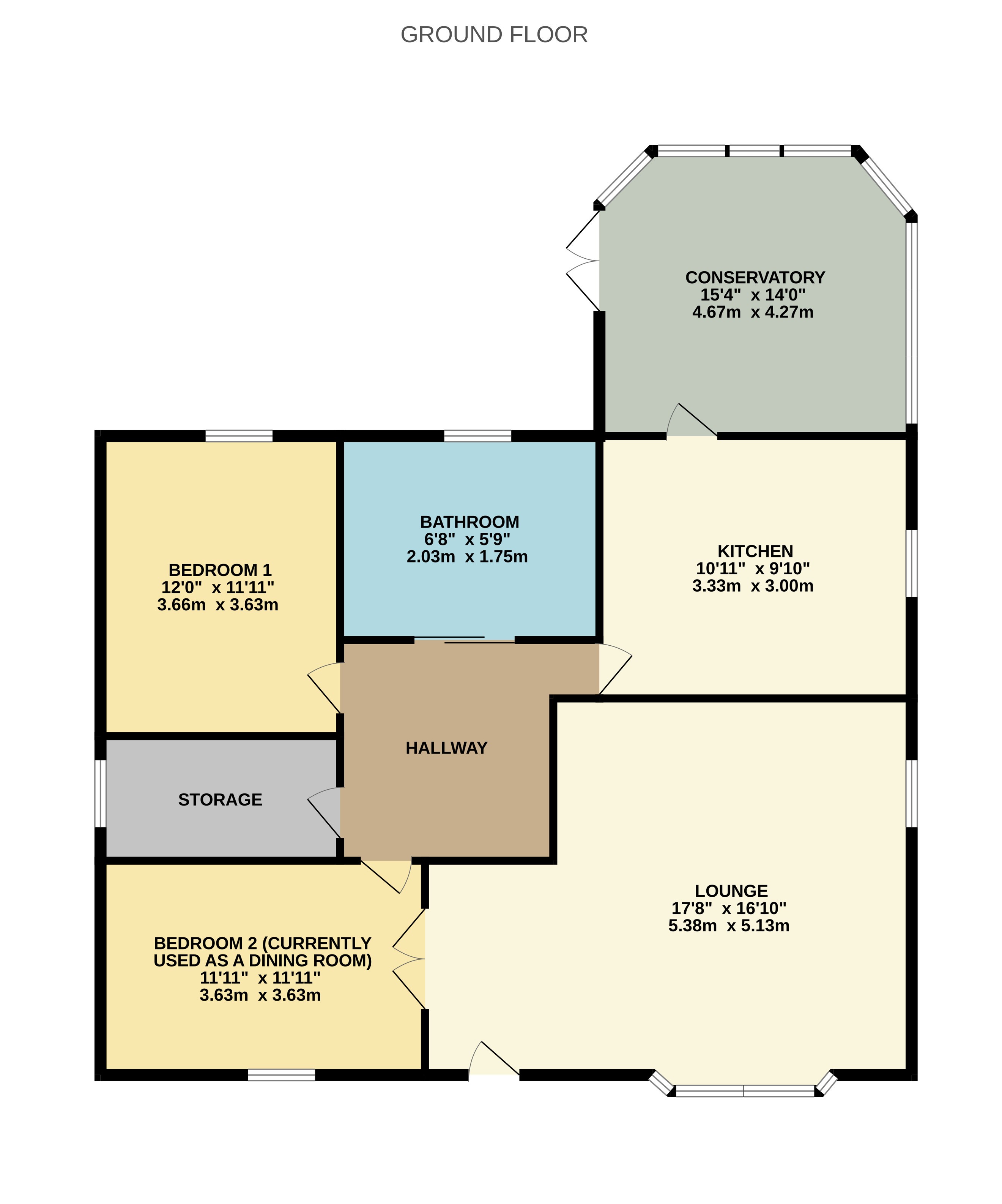 Floorplan for Horwich, Bolton, Greater Manchester