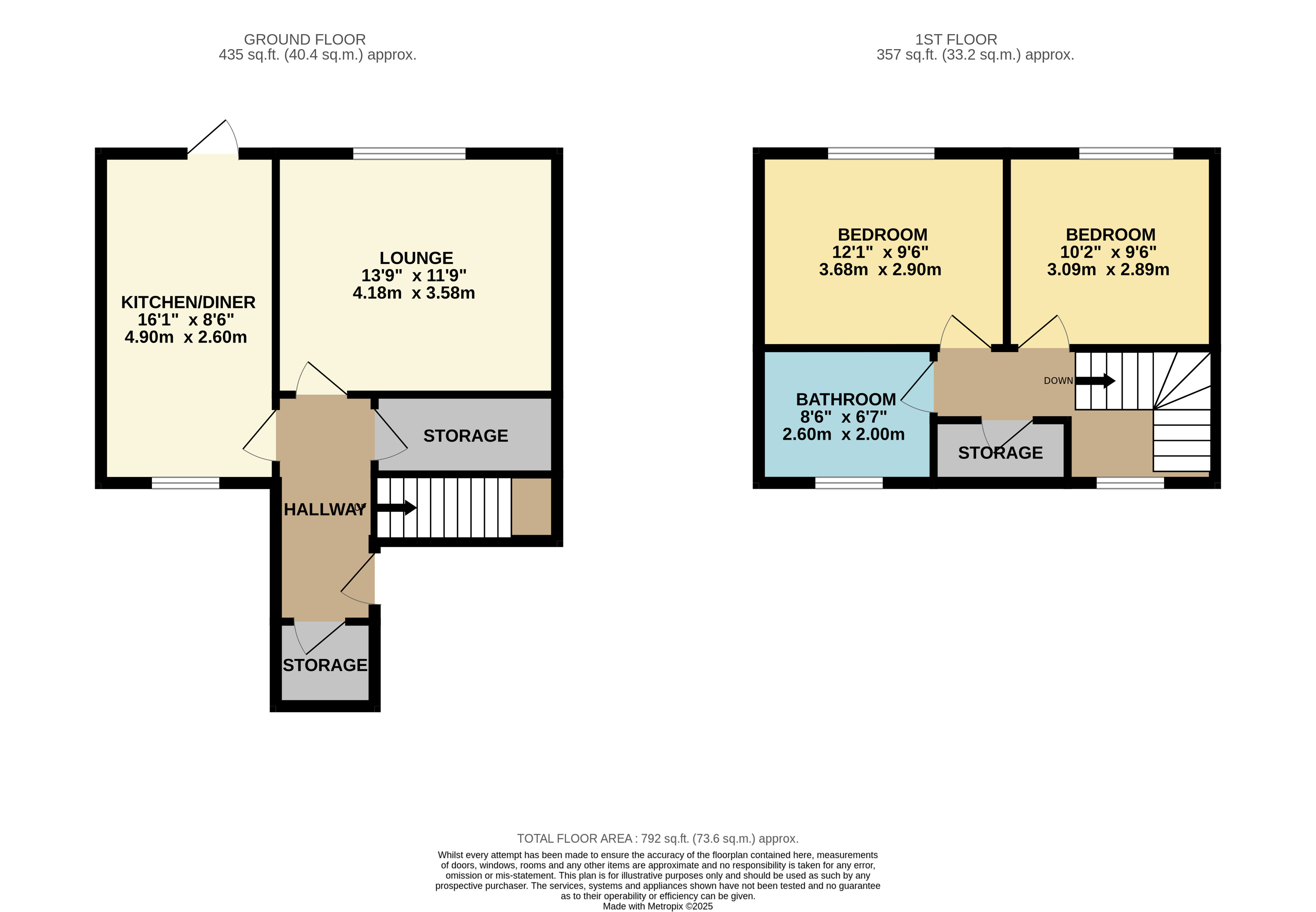 Floorplan for Horwich, Bolton, Greater Manchester
