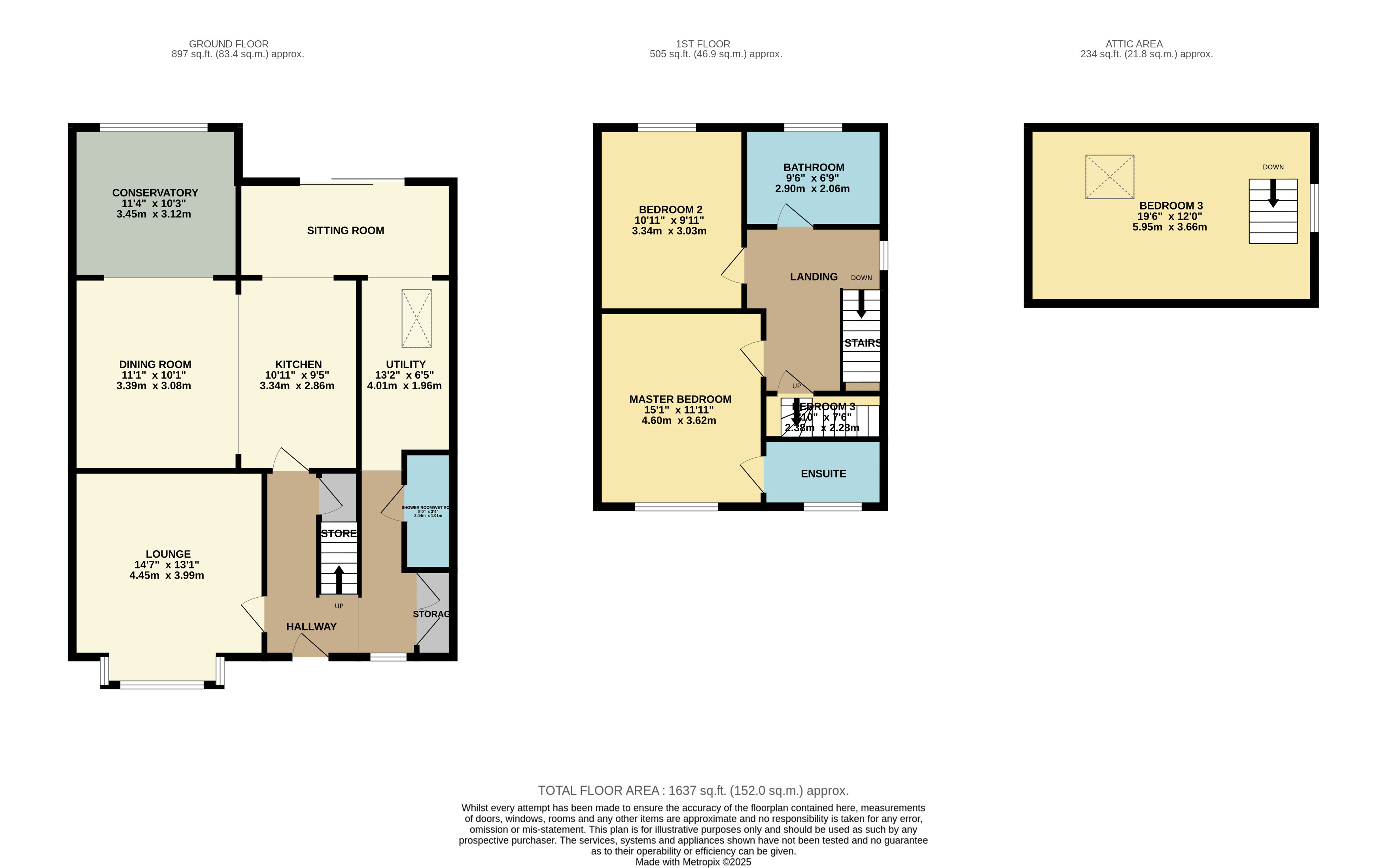 Floorplan for Horwich, Bolton, Greater Manchester