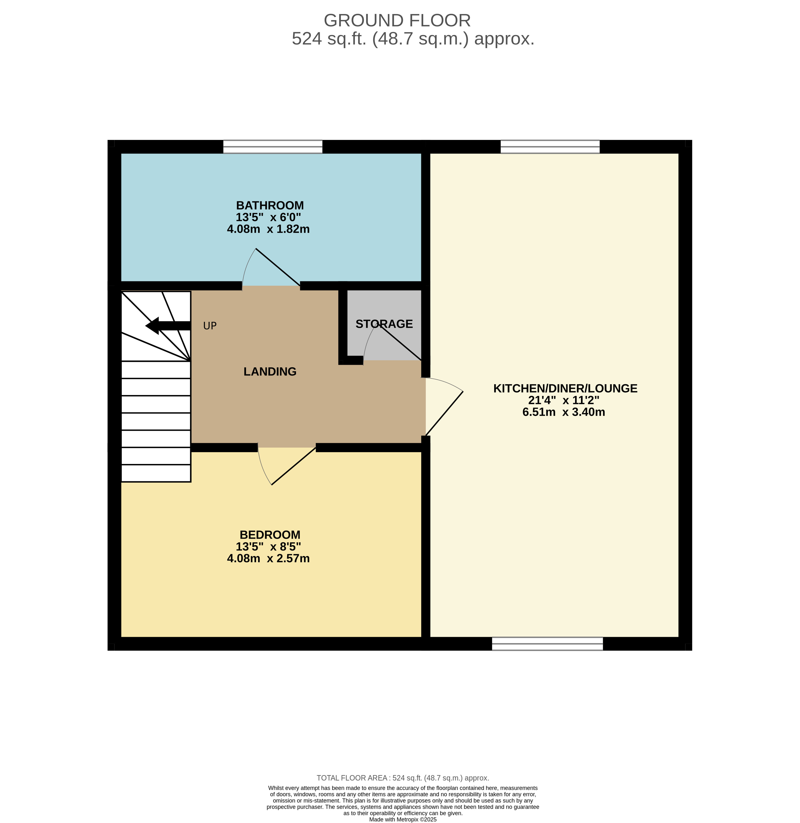 Floorplan for Lostock, Bolton, Greater Manchester