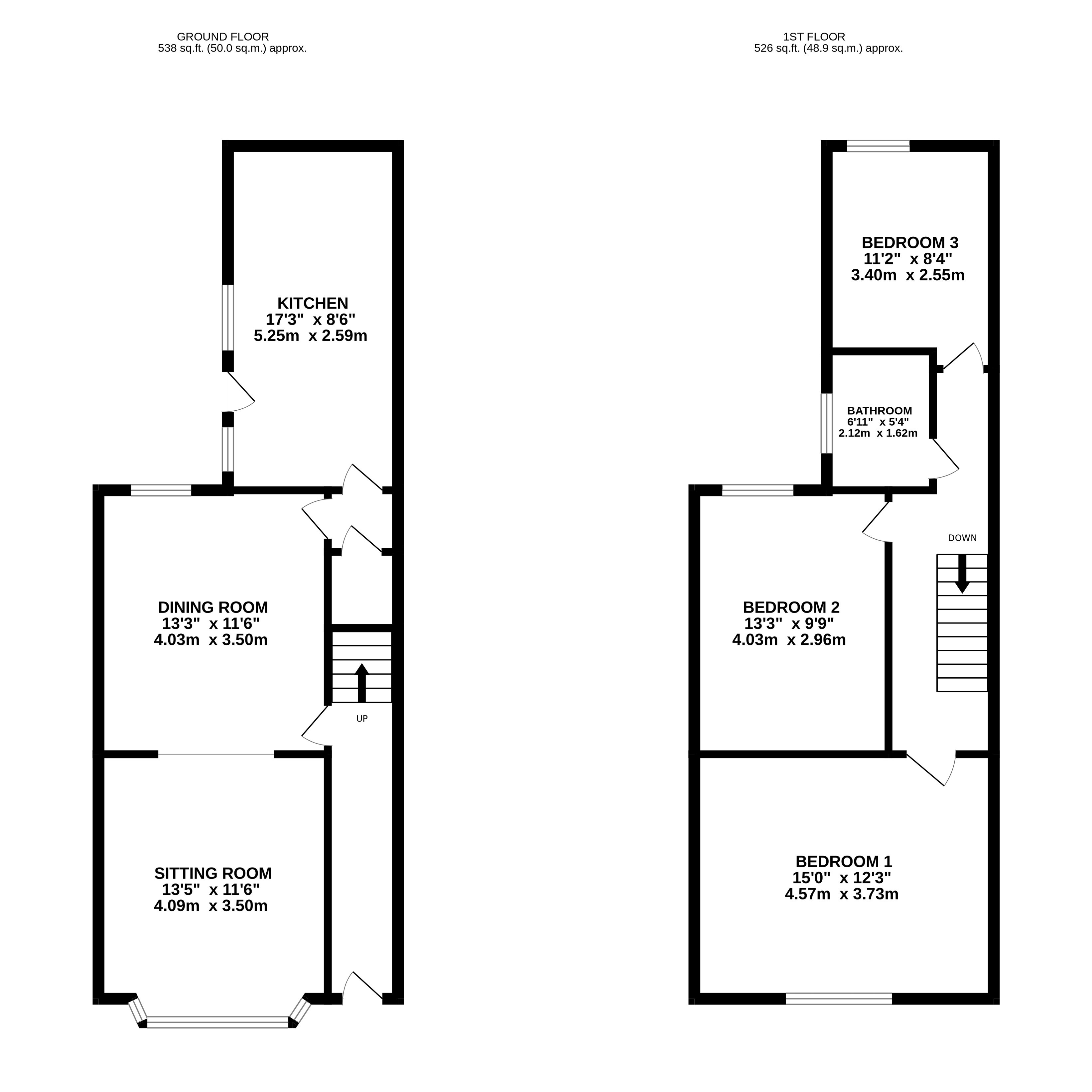 Floorplan for Horwich, Bolton, Greater Manchester
