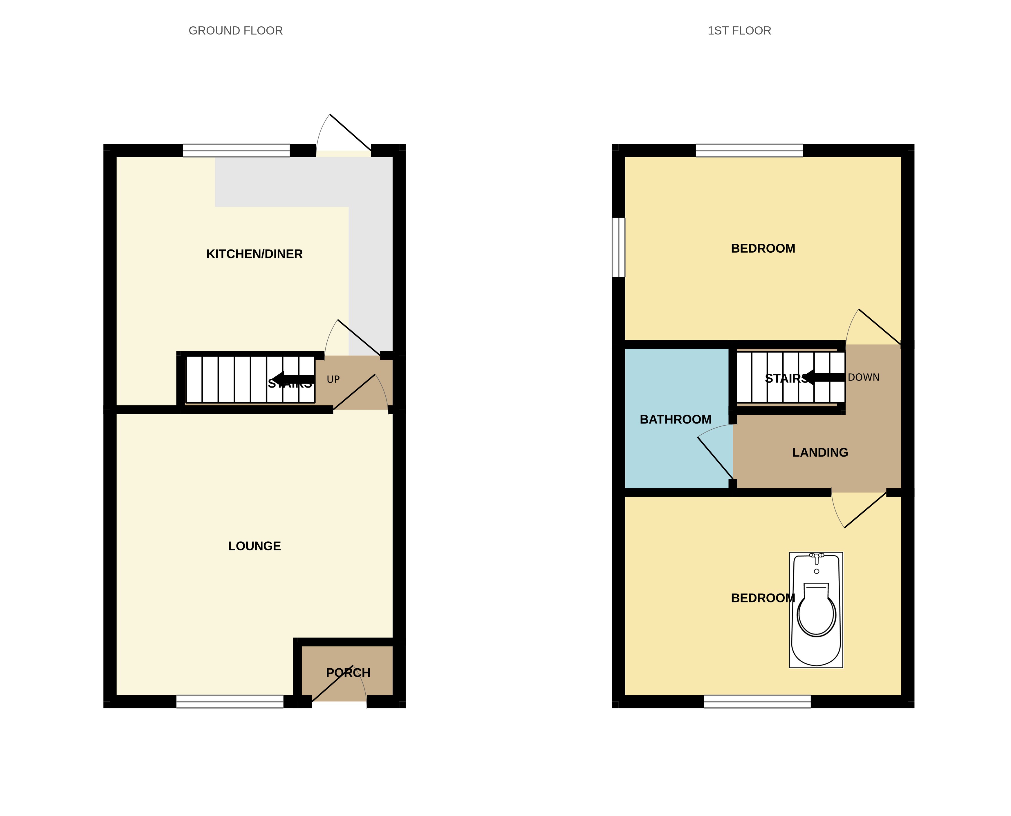 Floorplan for Horwich, Bolton, Greater Manchester