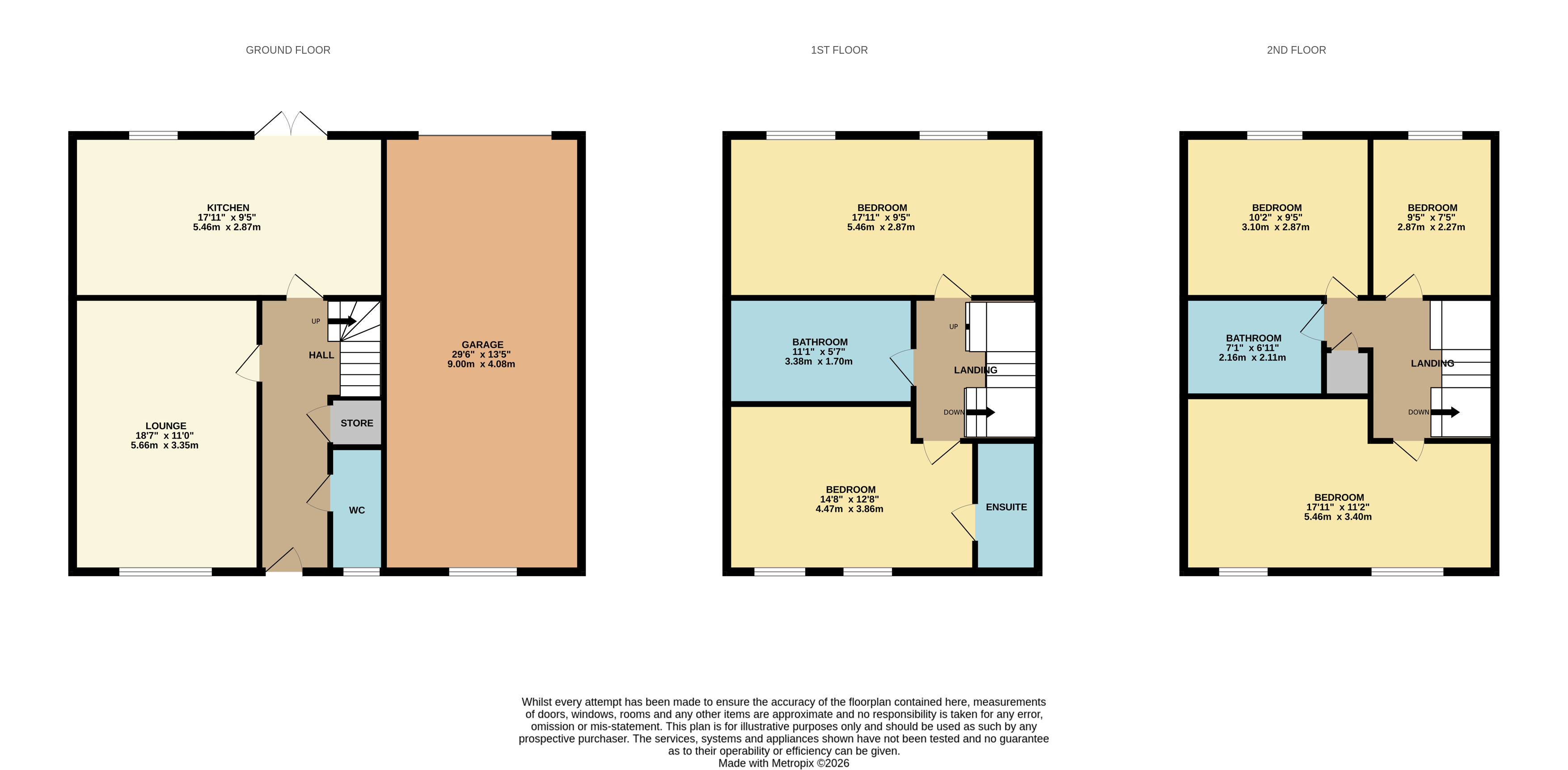 Floorplan for Blackrod, Bolton, Greater Manchester