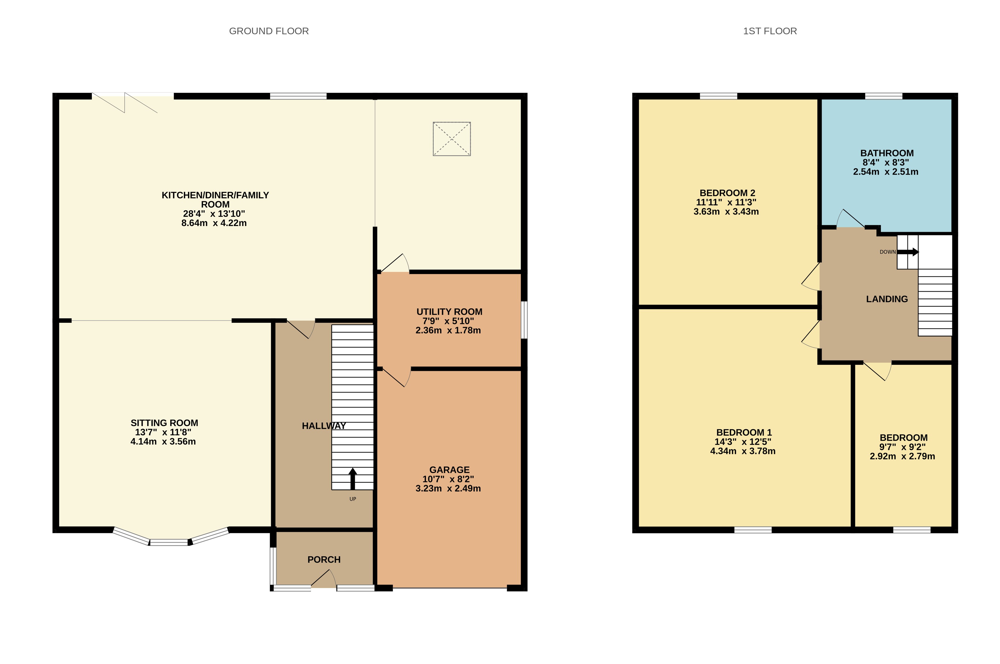 Floorplan for Horwich, Bolton, Greater Manchester