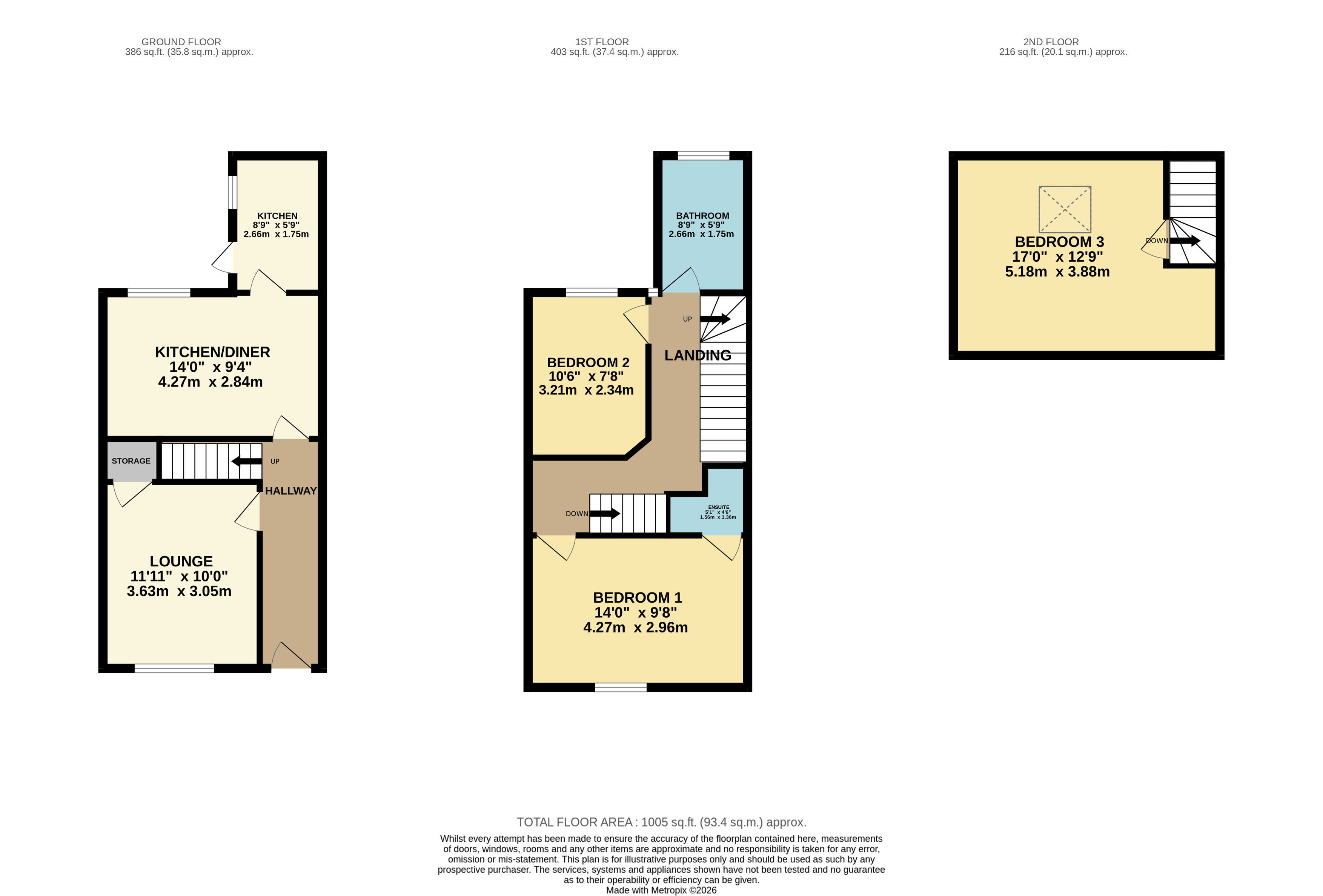 Floorplan for Bromiley Cross , Bolton, Greater Manchester