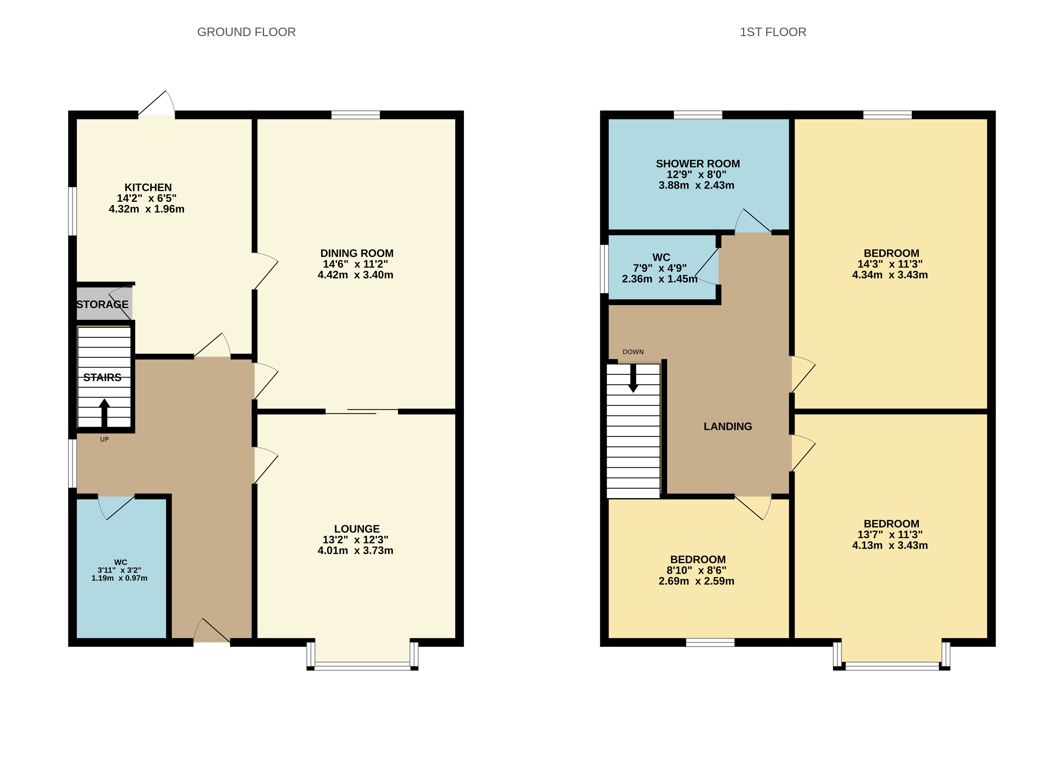 Floorplan for Bromley Cross, Bolton, Greater Manchester