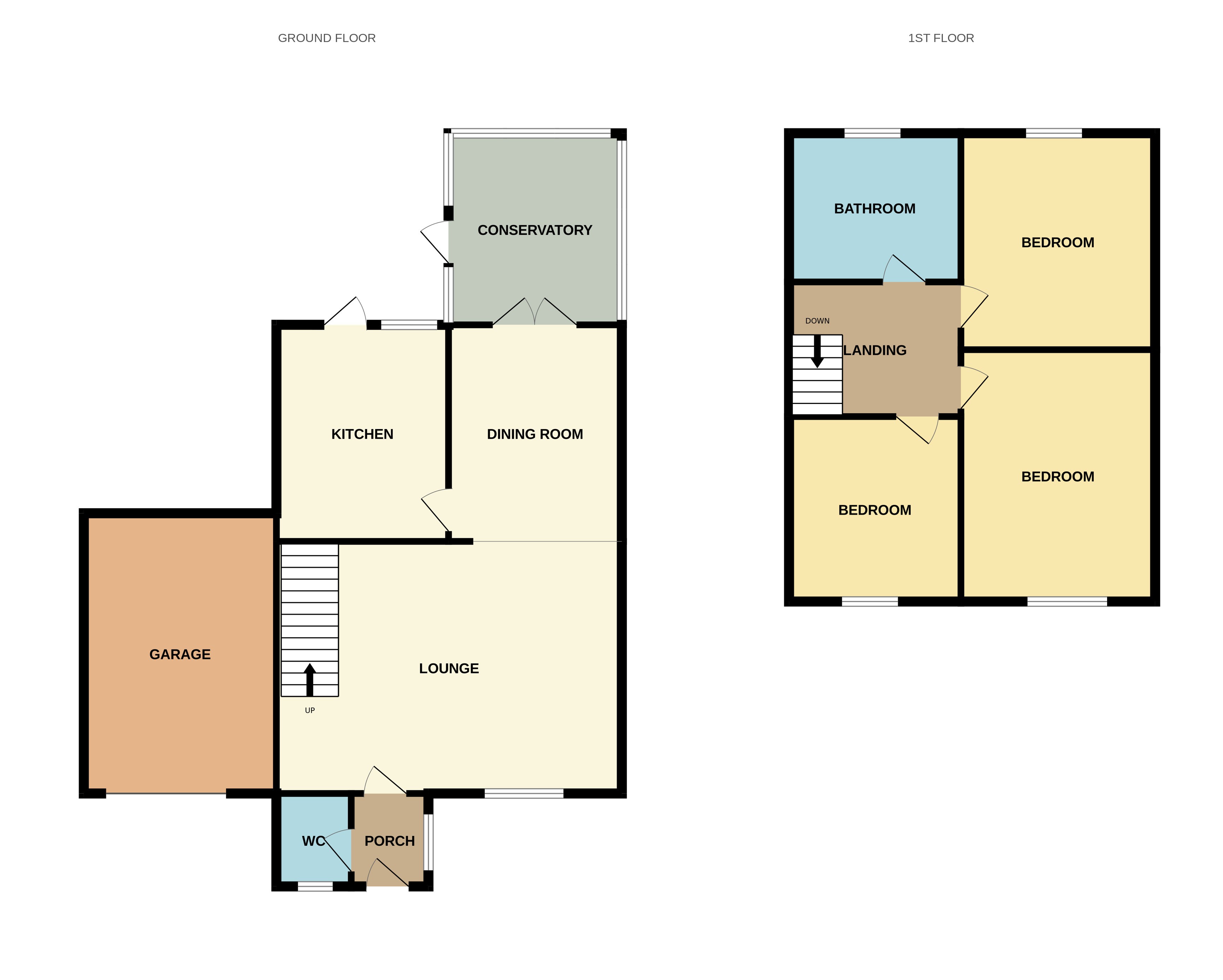 Floorplan for Lostock, Bolton, Greater Manchester