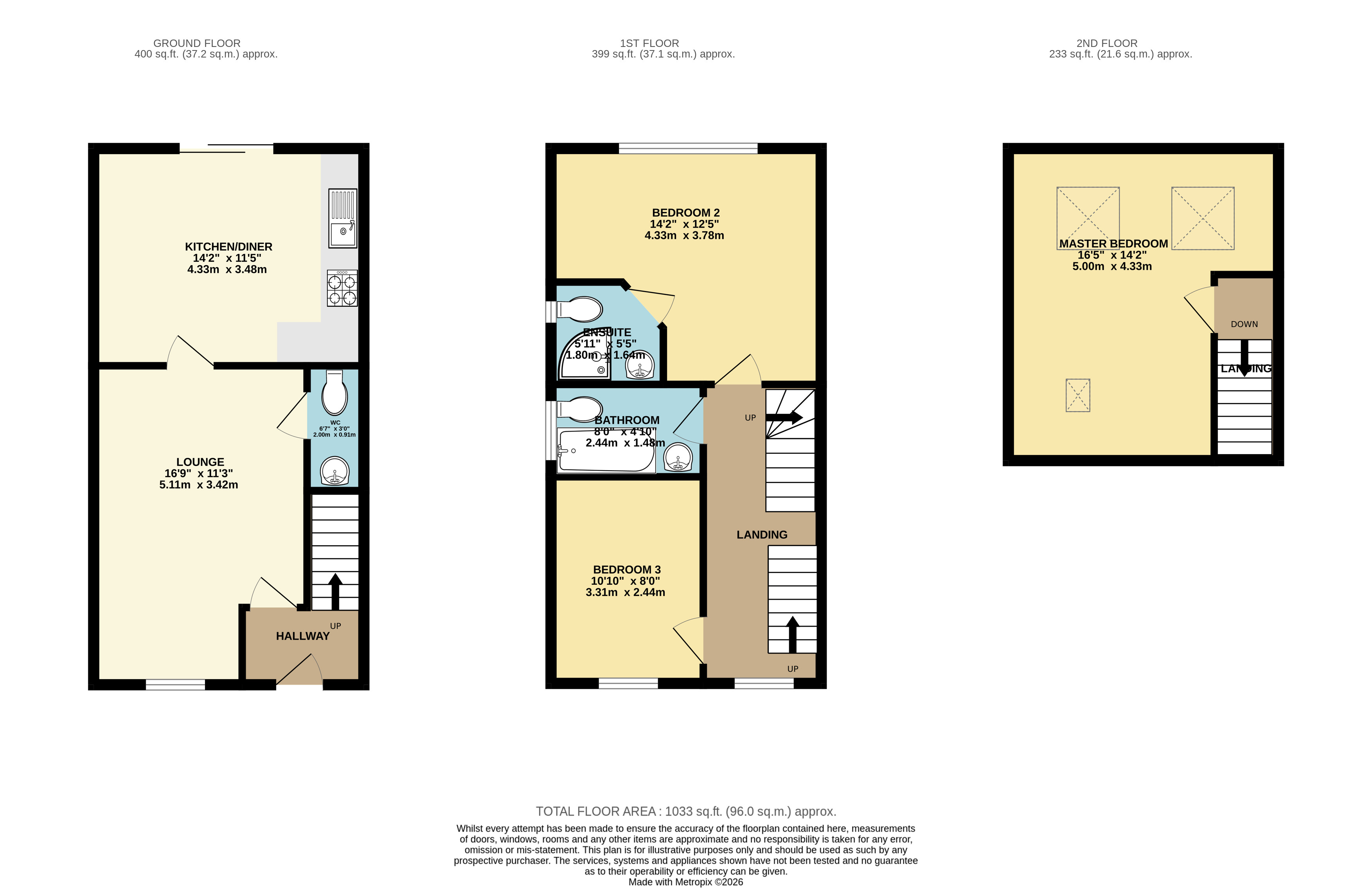 Floorplan for Blackrod, Bolton, Greater Manchester