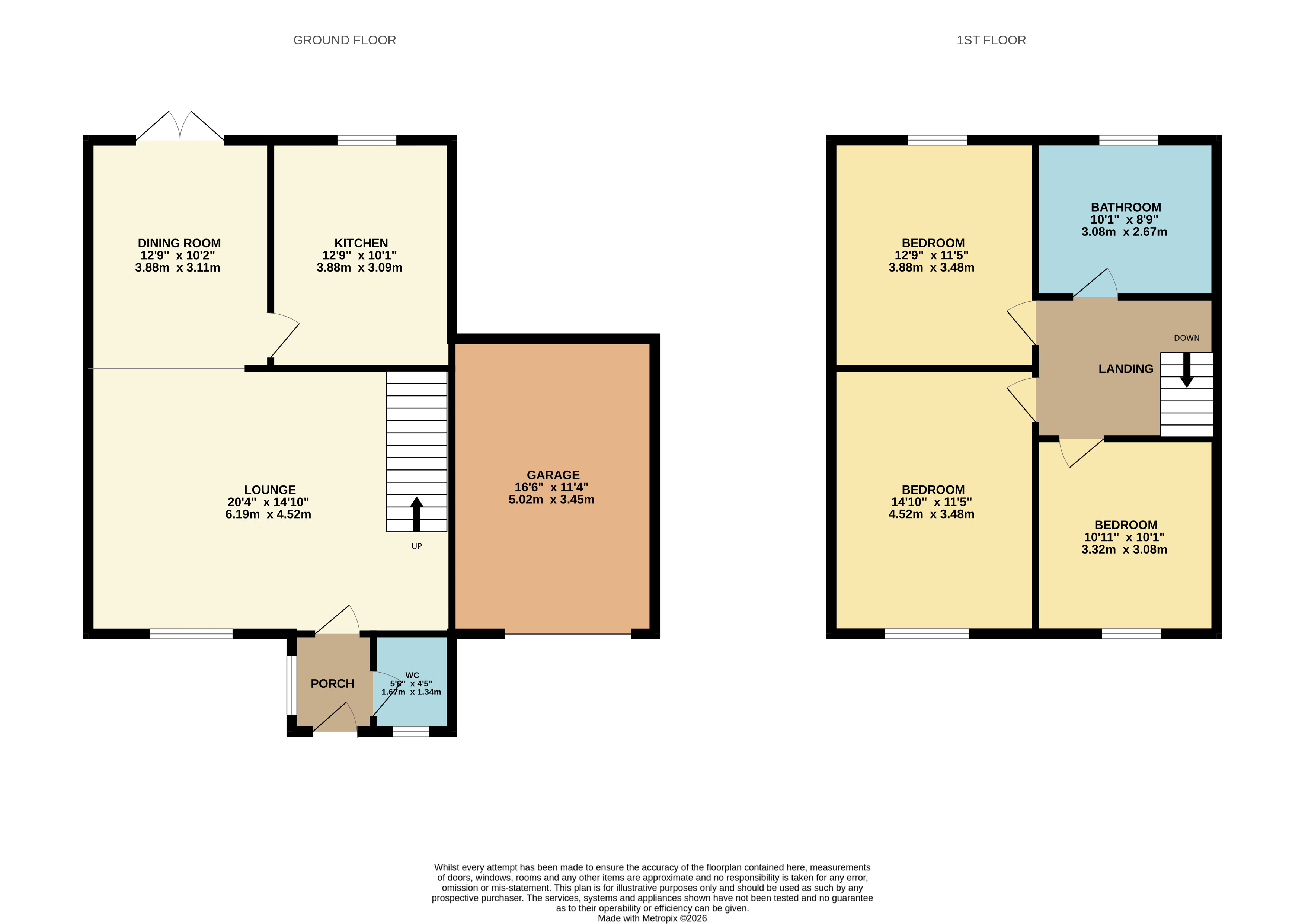 Floorplan for Lostock, Bolton, Greater Manchester
