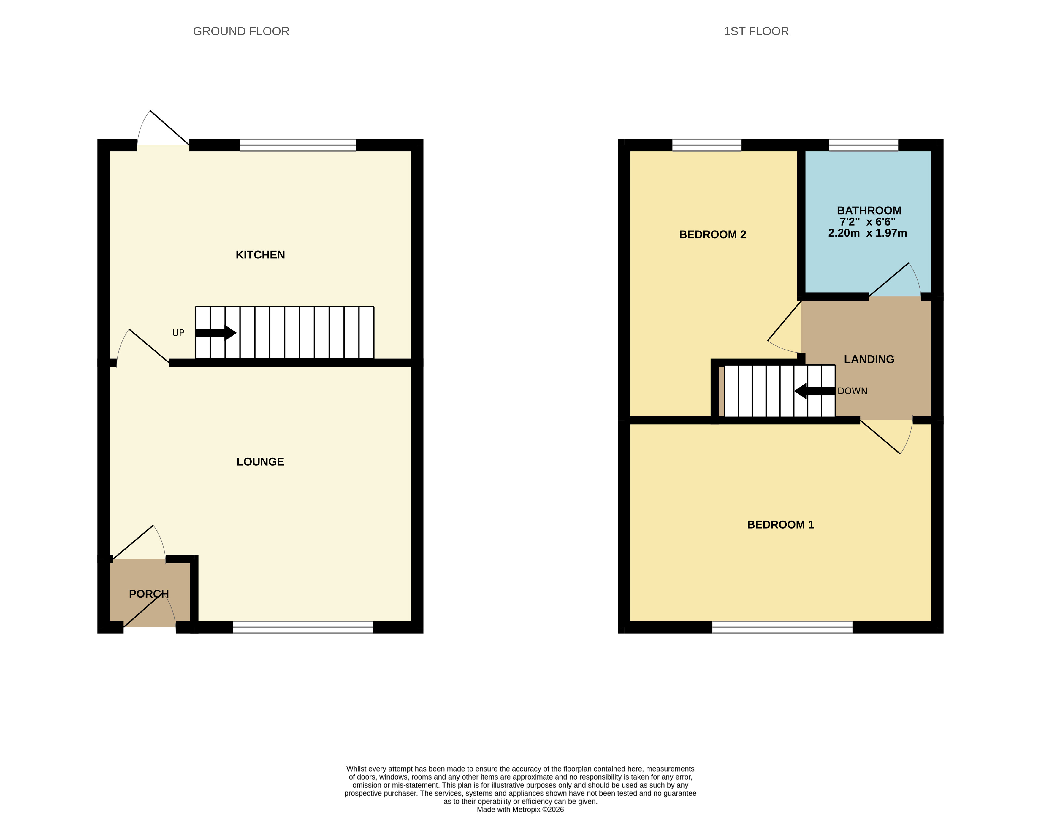 Floorplan for Horwich, Bolton, Greater Manchester