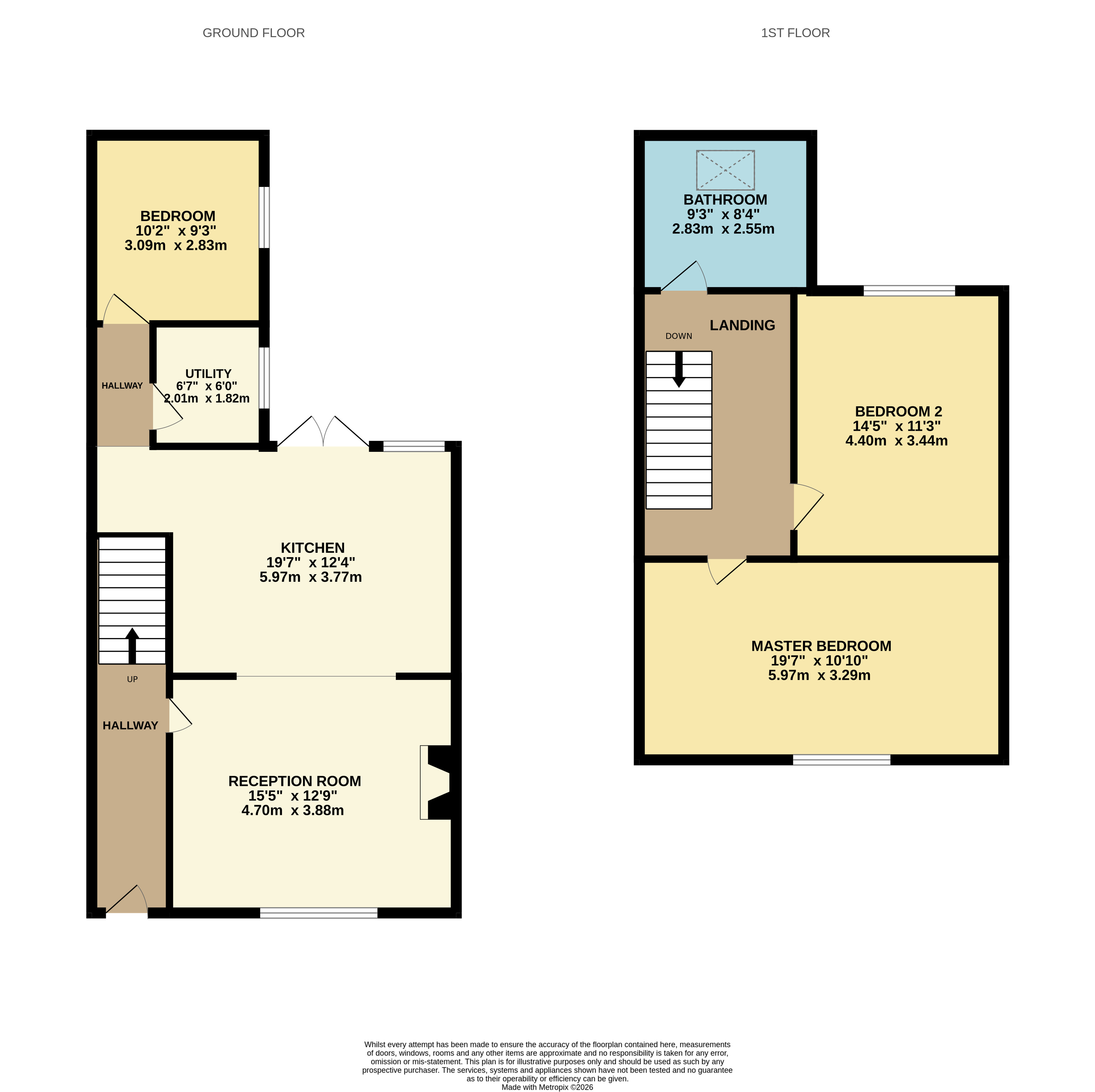 Floorplan for Blackrod, Bolton, Greater Manchester