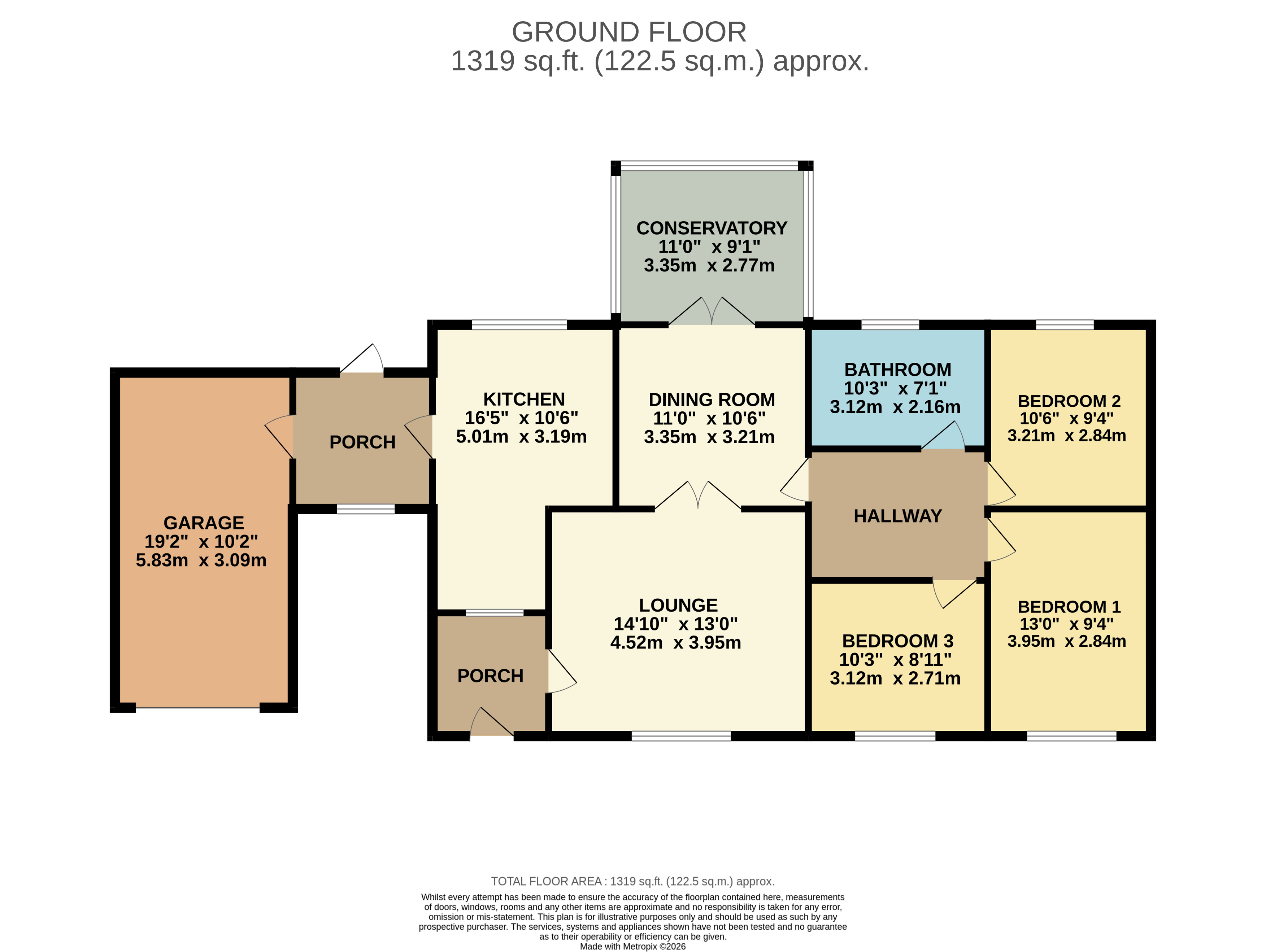 Floorplan for Ladybridge, Bolton