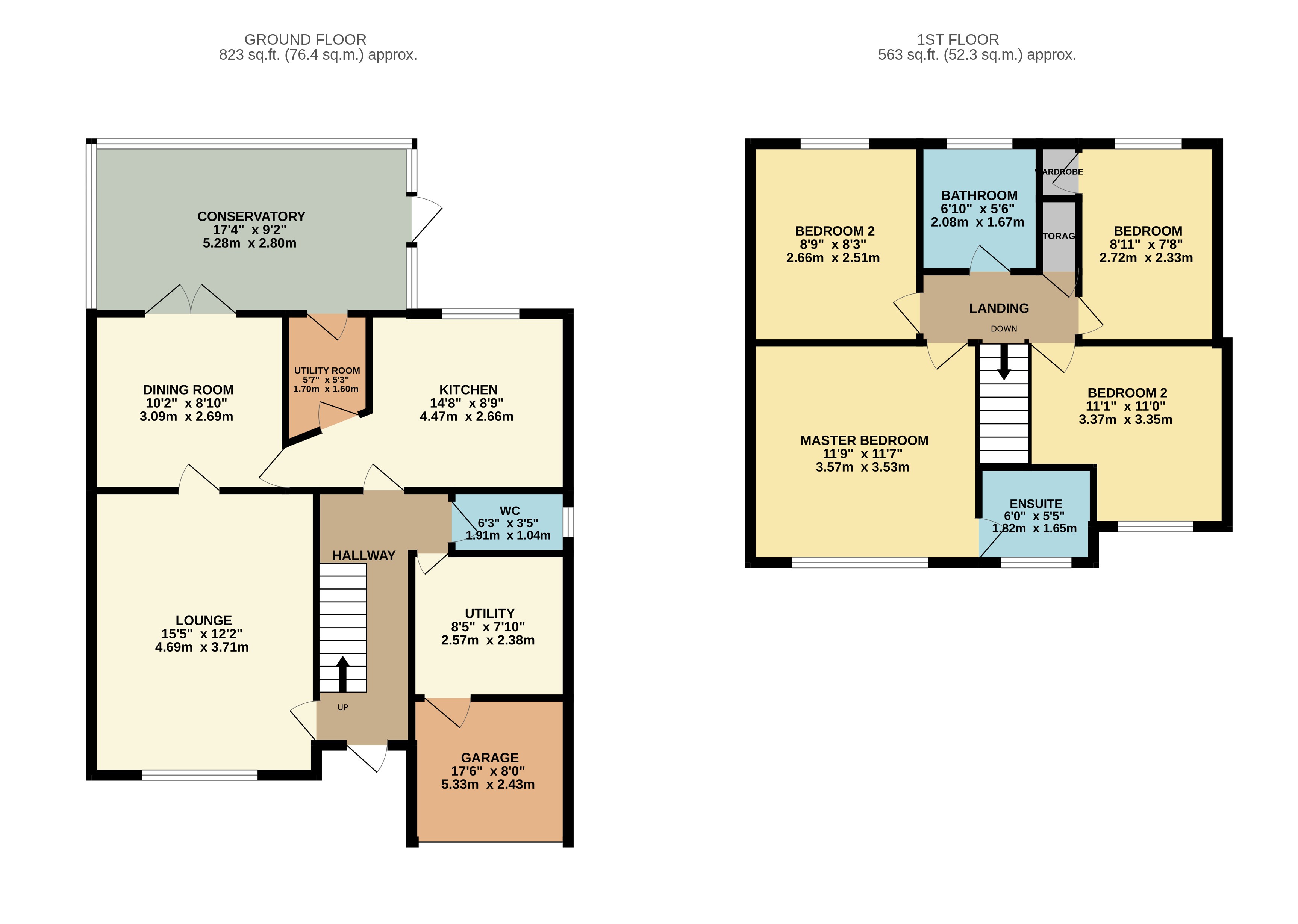 Floorplan for Horwich, Bolton, Greater Manchester