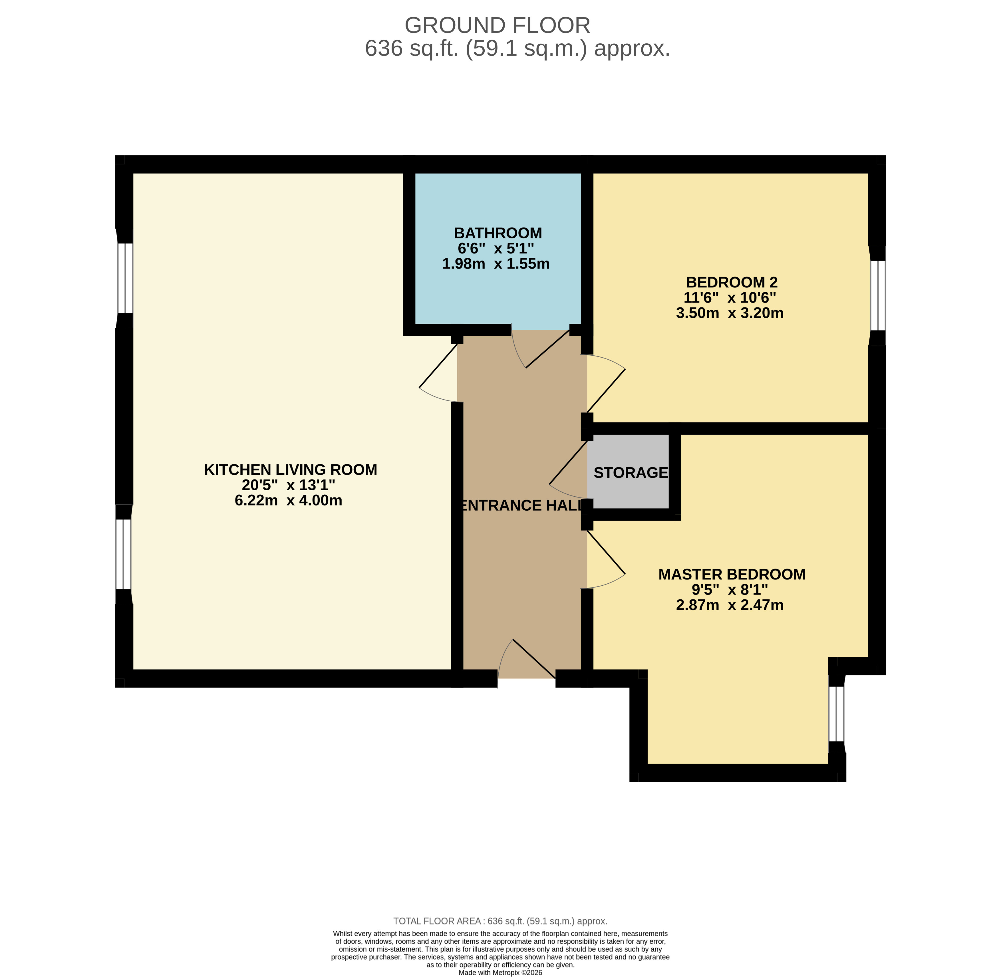 Floorplan for Bolton, Greater Manchester