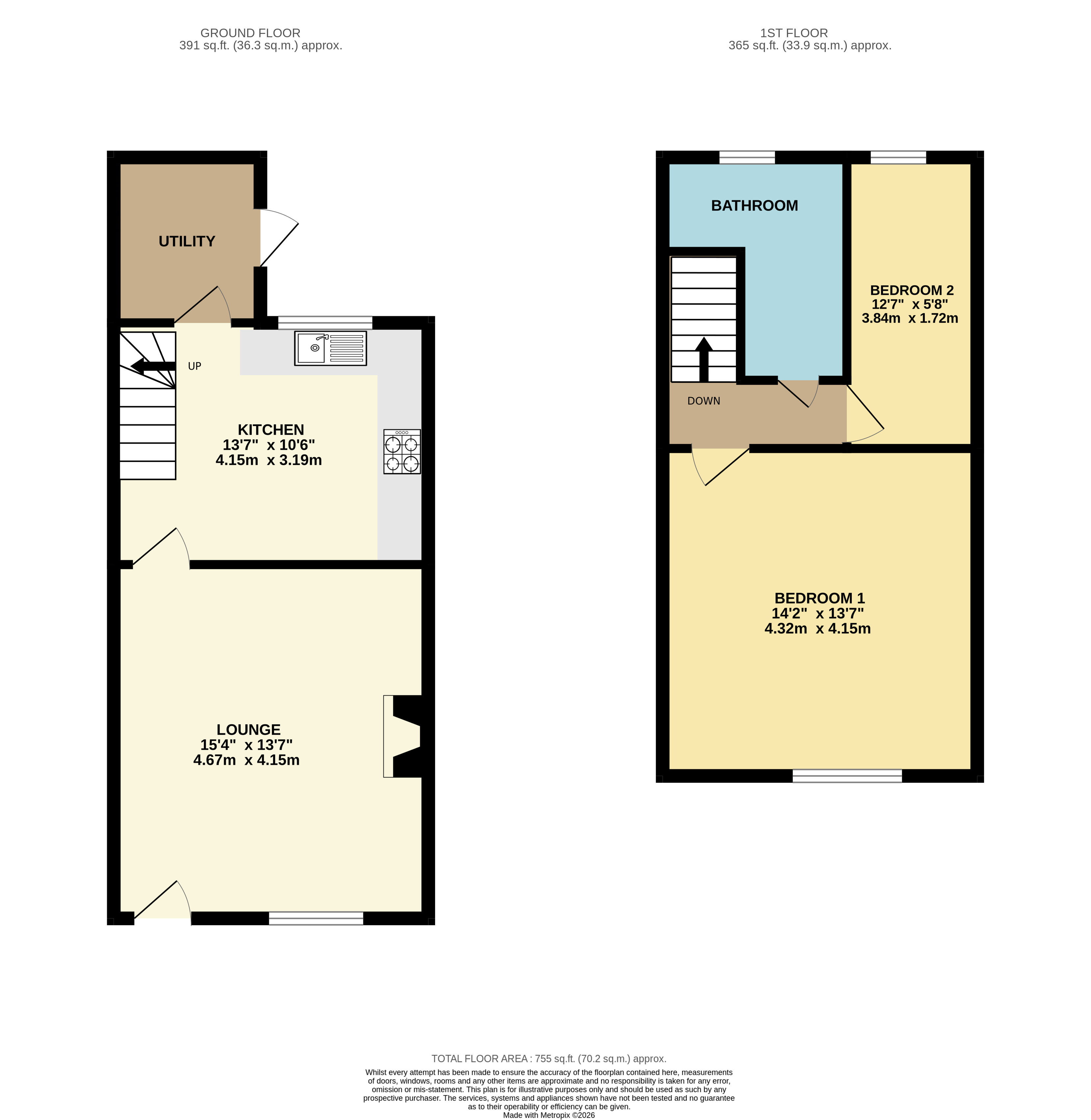 Floorplan for Heaton, Bolton