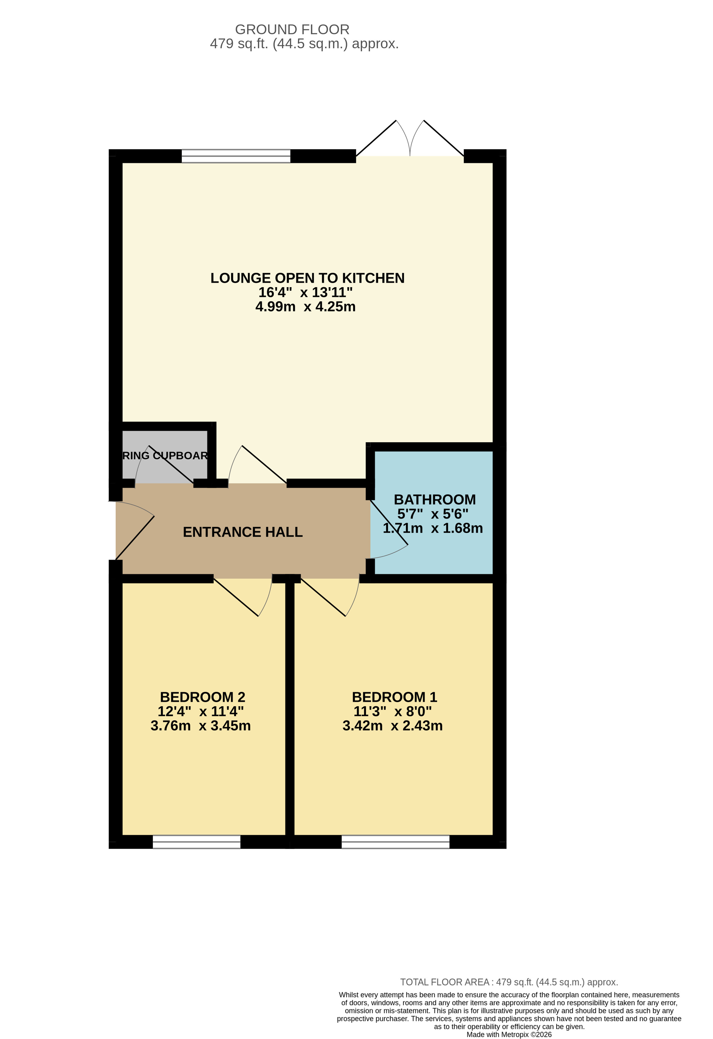 Floorplan for Bolton, Greater Manchester