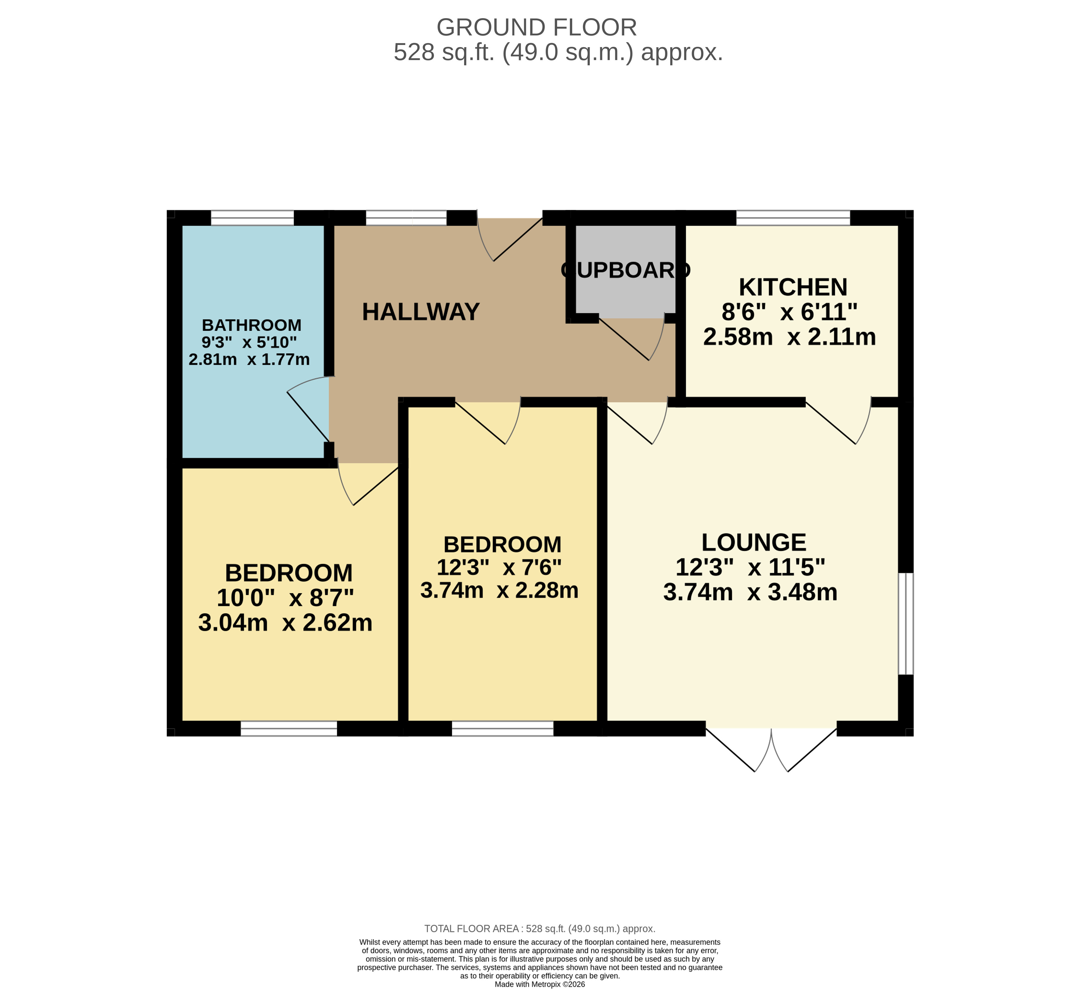 Floorplan for Bolton, Greater Manchester