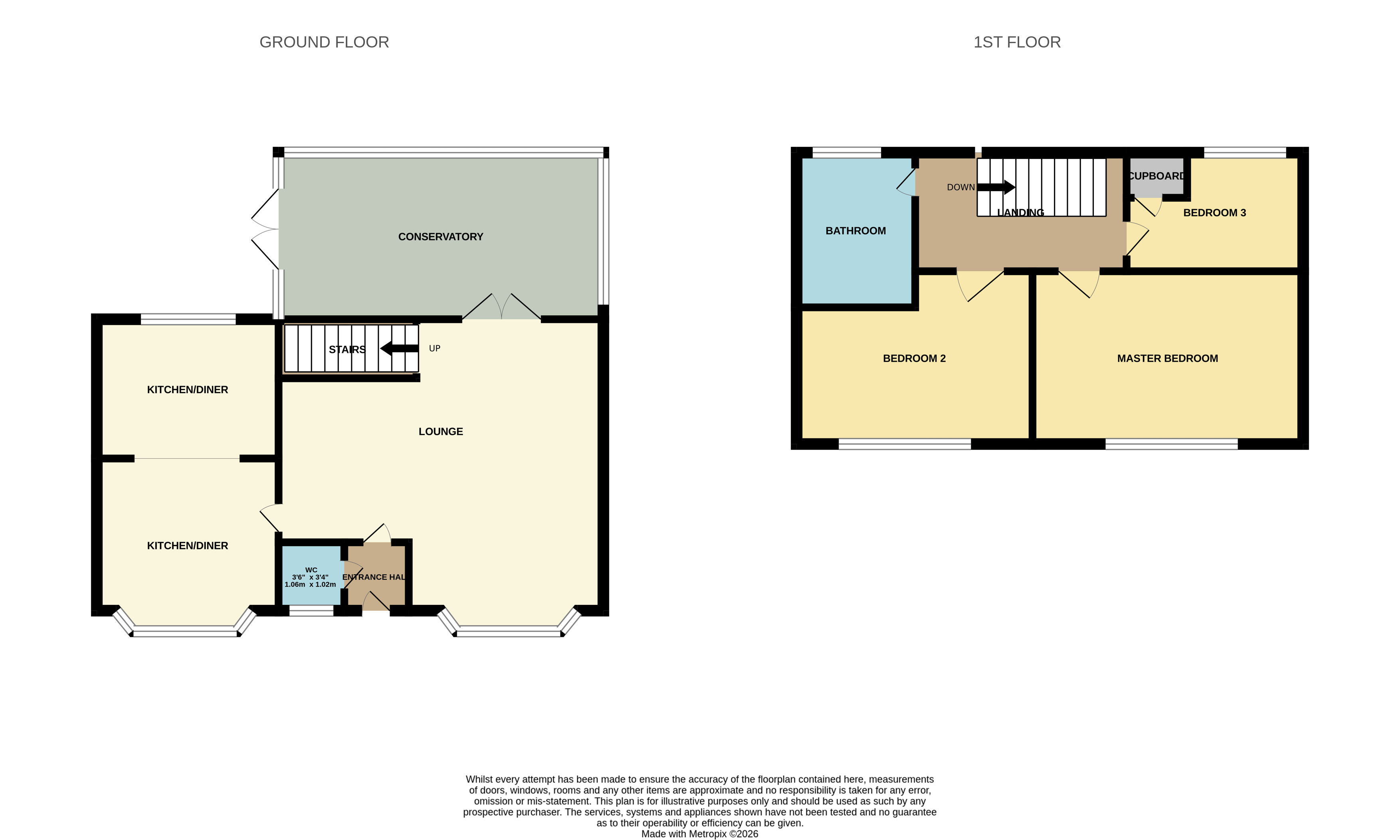Floorplan for Horwich, Bolton, Greater Manchester