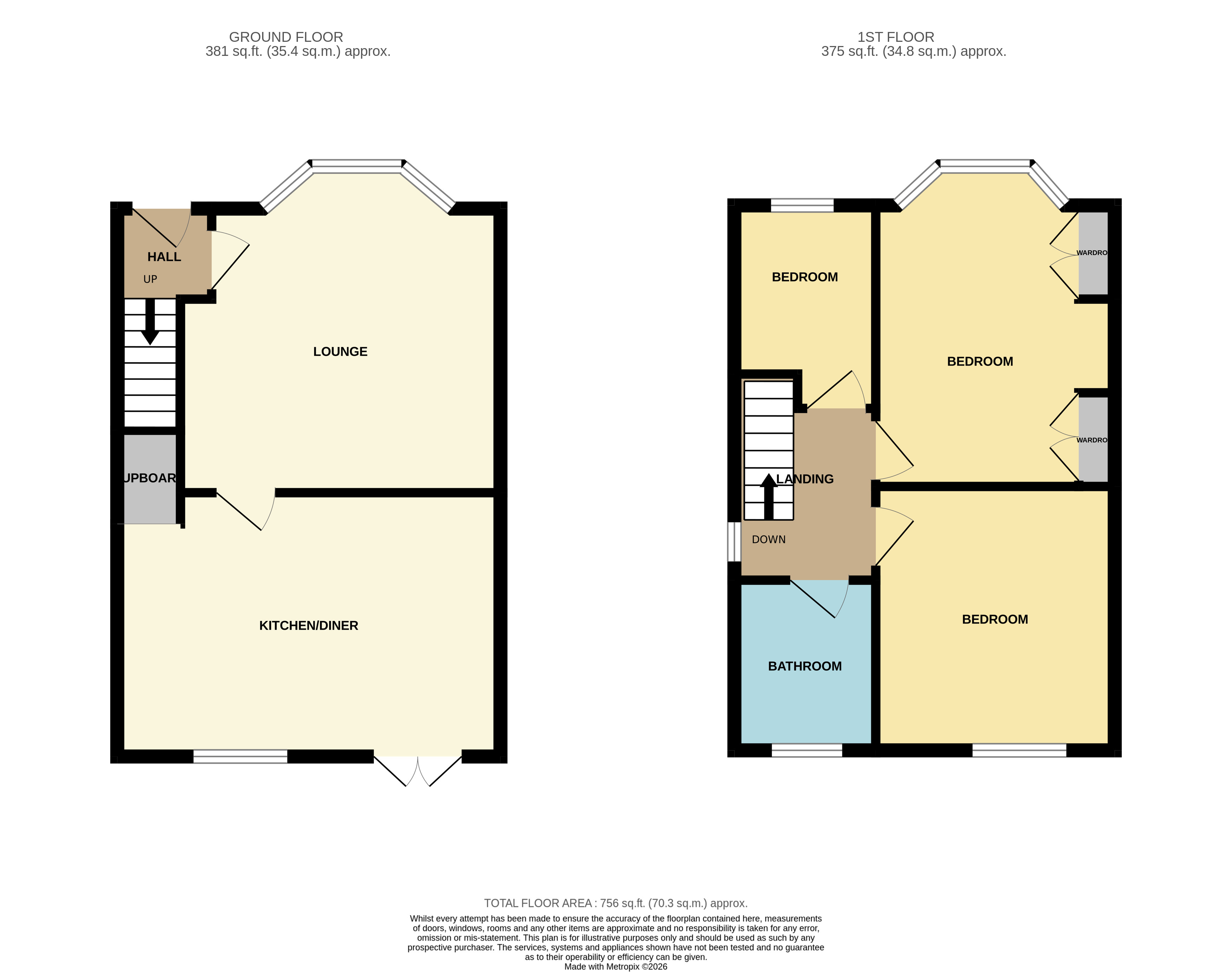 Floorplan for Bolton, Greater Manchester