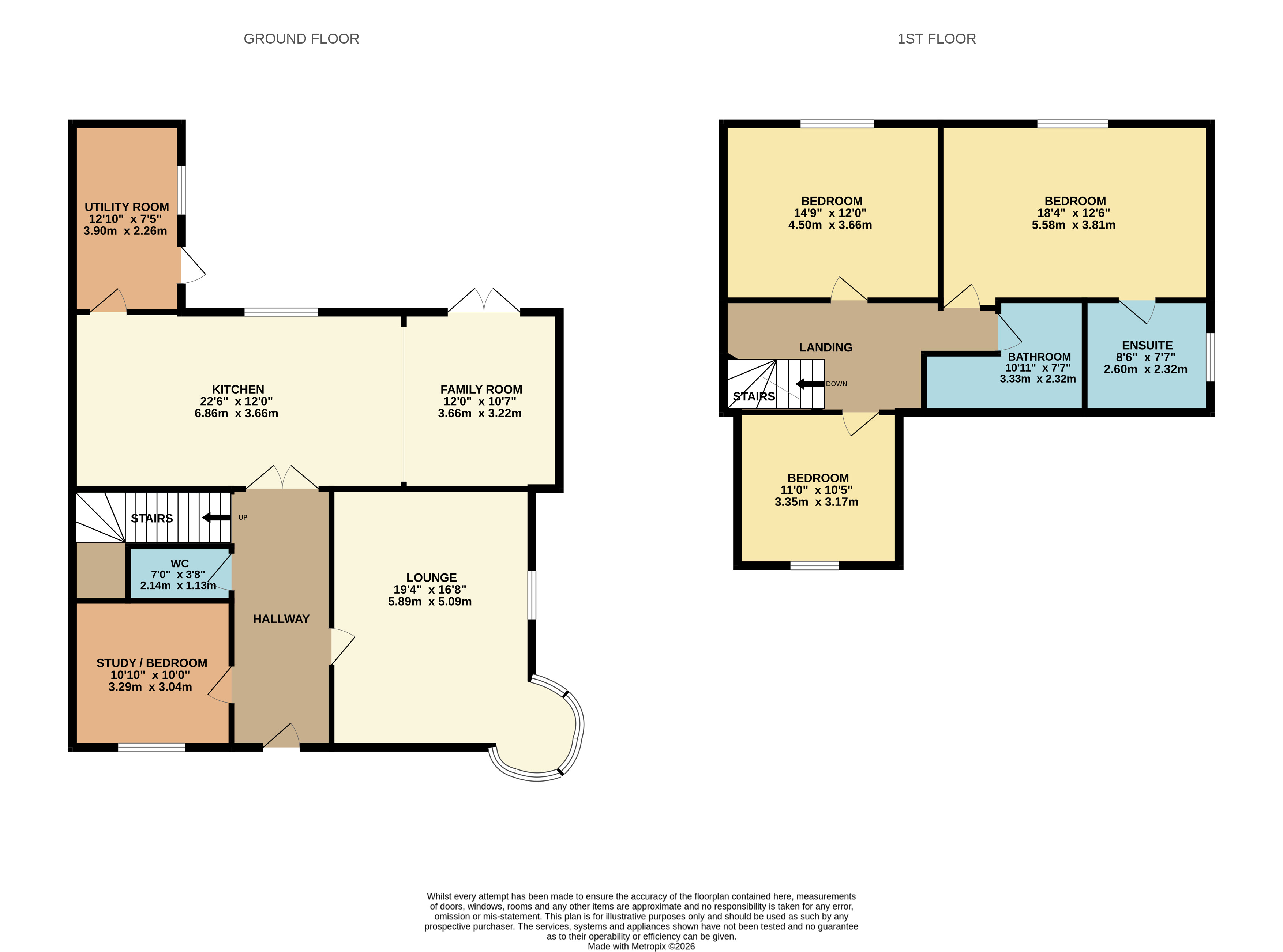 Floorplan for Lostock, Bolton, Greater Manchester