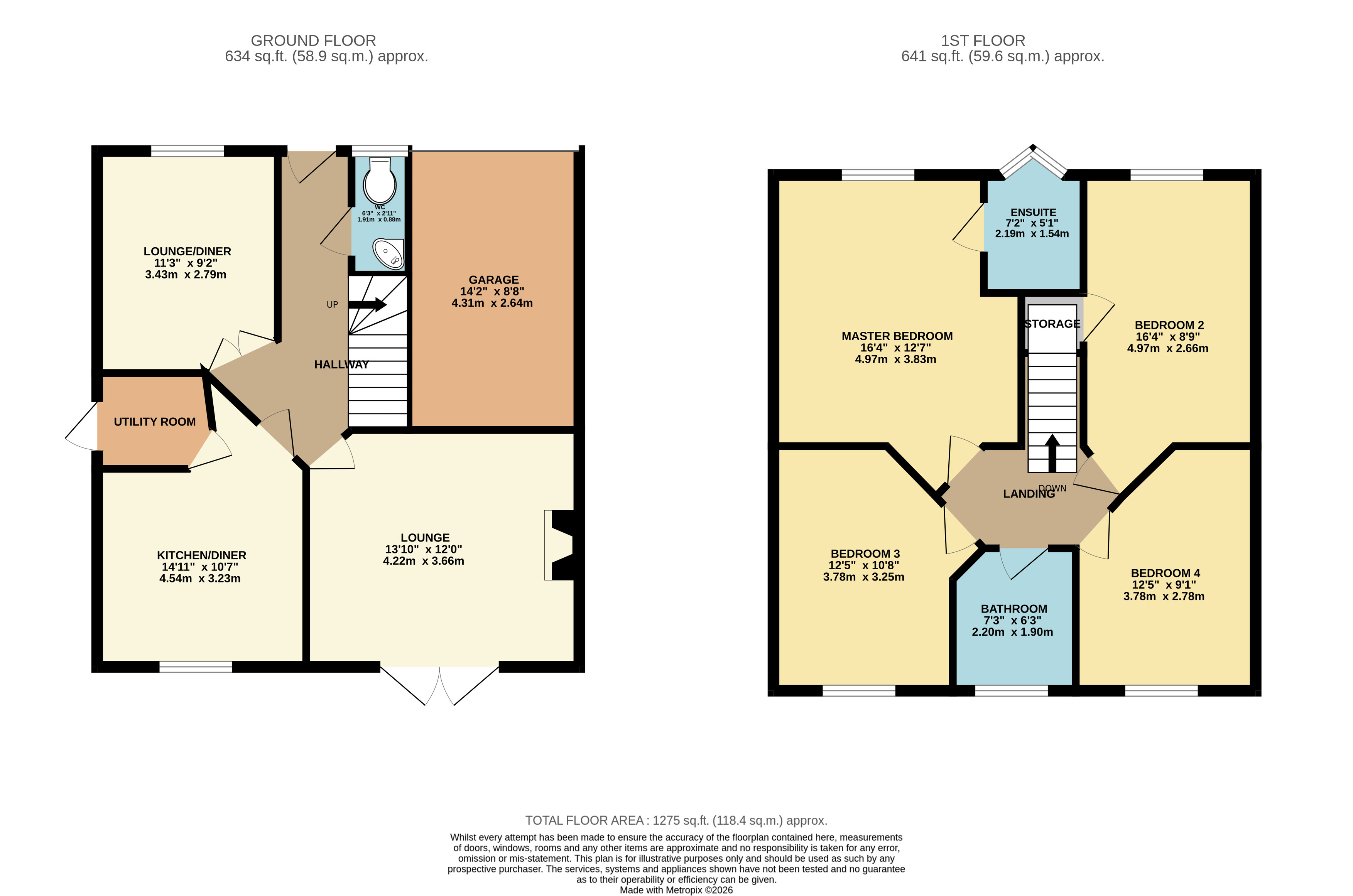 Floorplan for Bacup, Lancashire
