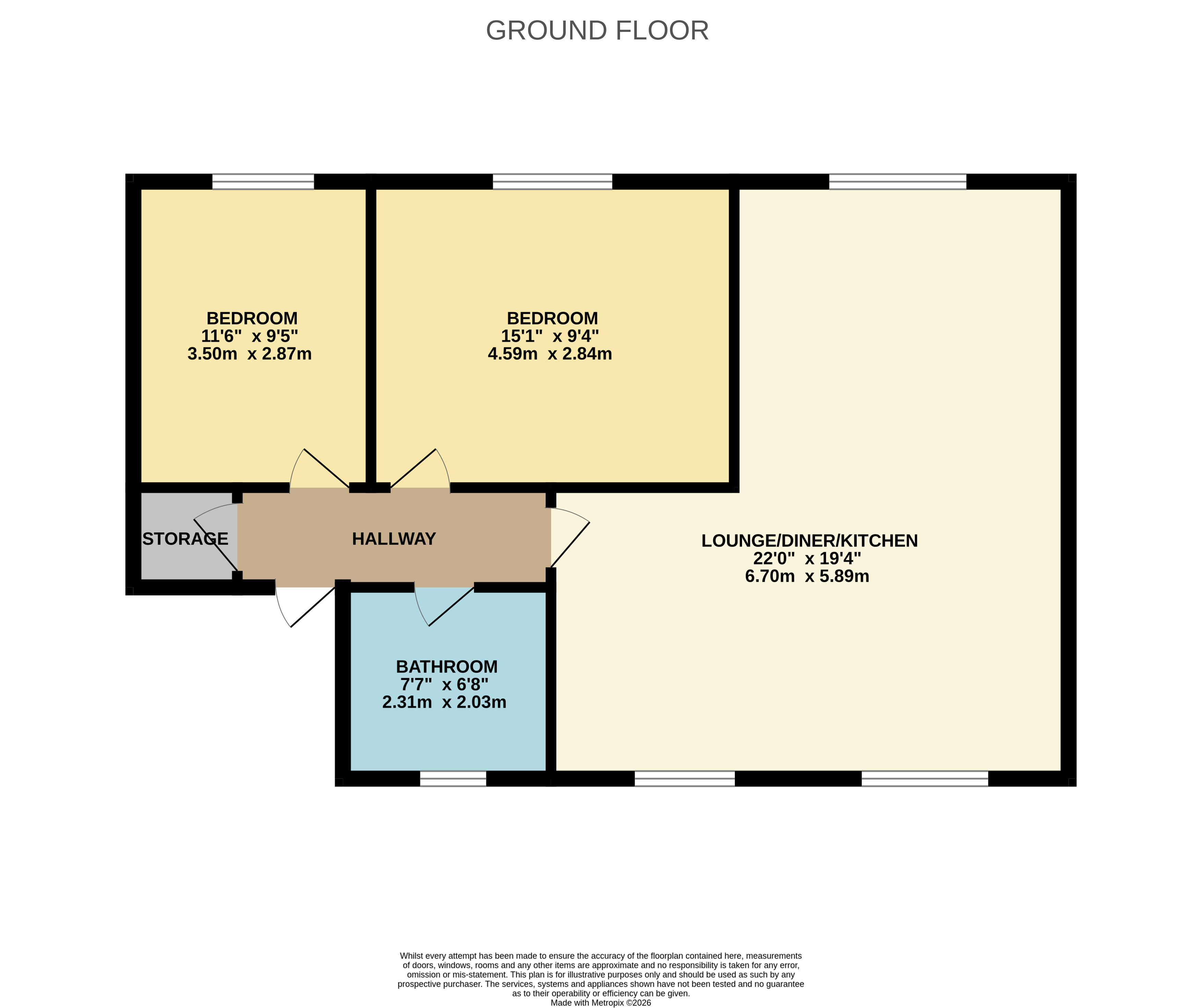 Floorplan for Bolton, Greater Manchester