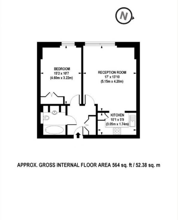 Floorplan for South Quay Square, London