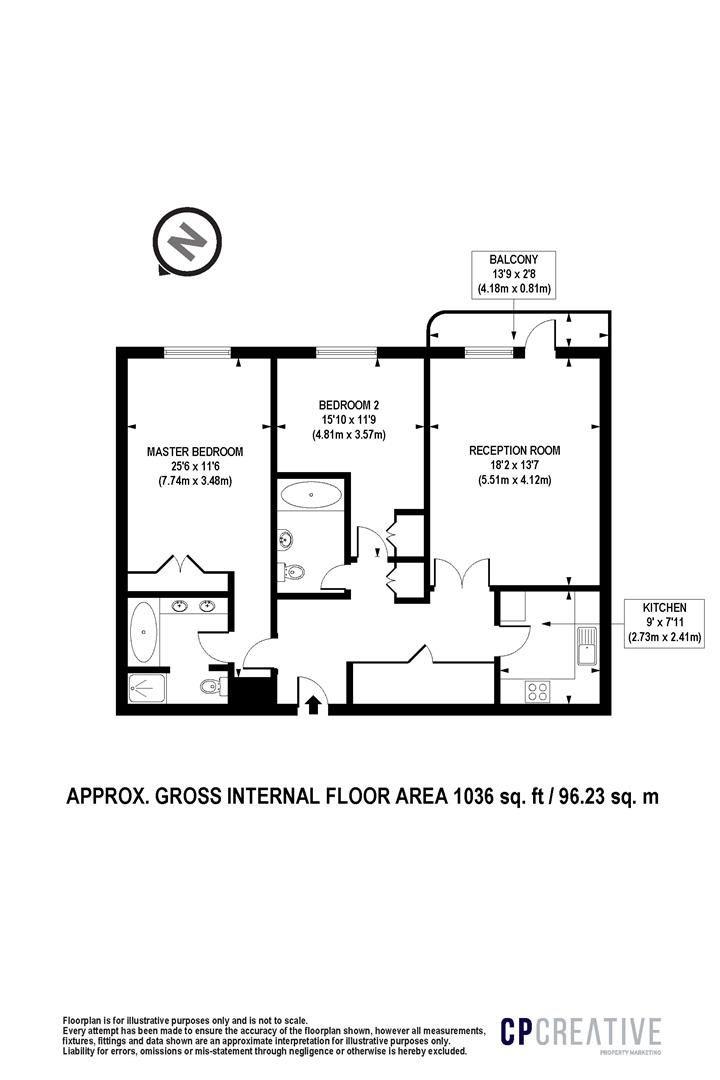 Floorplan for Belgrave Court, 36 Westferry Circus, London