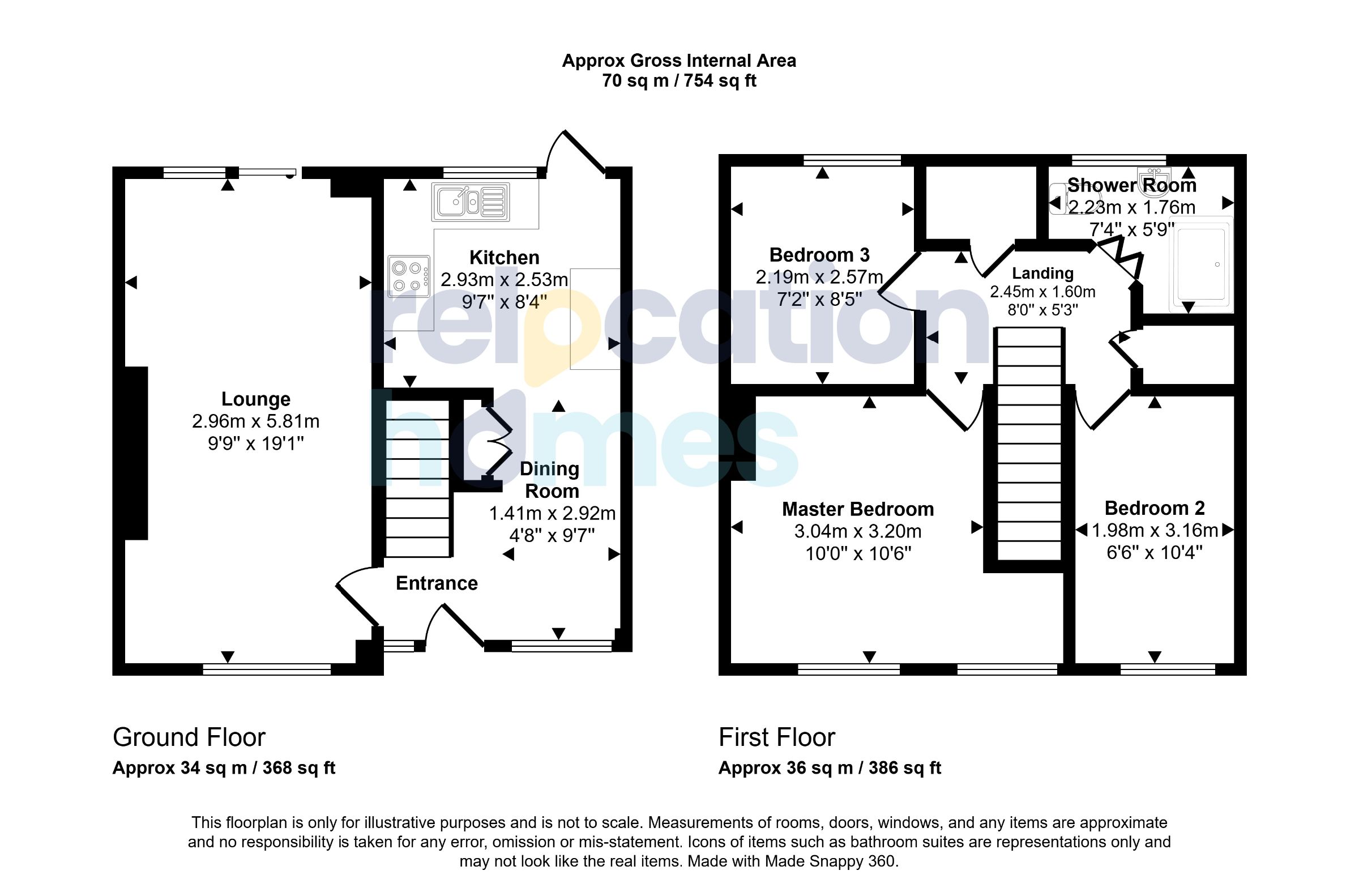 Floorplan for Ram Gorse, Harlow