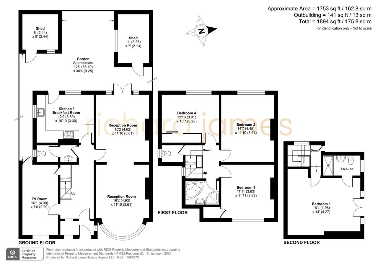 Floorplan for Woodcroft Avenue, Mill Hill, London, NW7