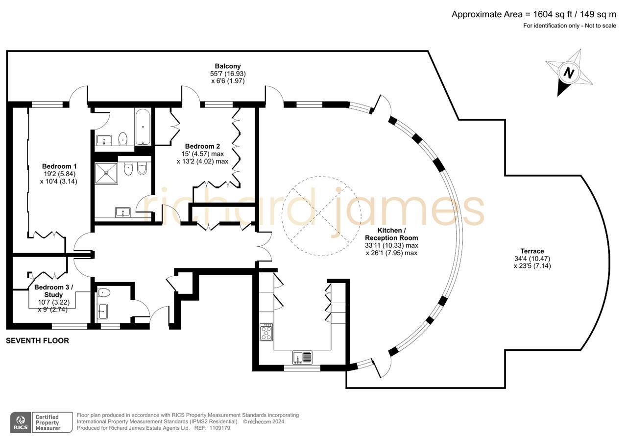 Floorplan for Flower Lane, Mill Hill, London, NW7