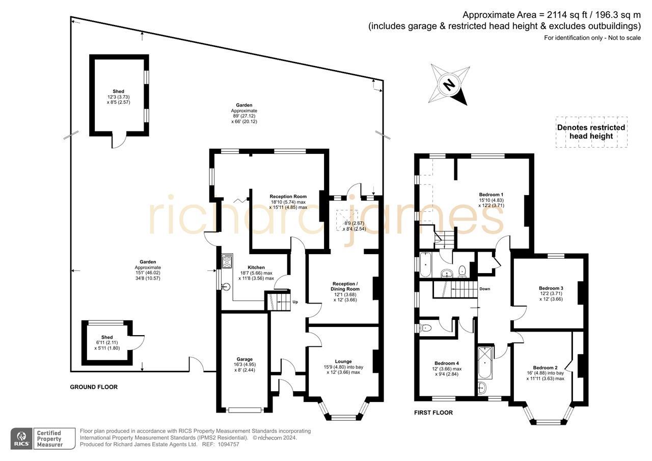 Floorplan for Marsh Lane, Mill Hill, London, NW7