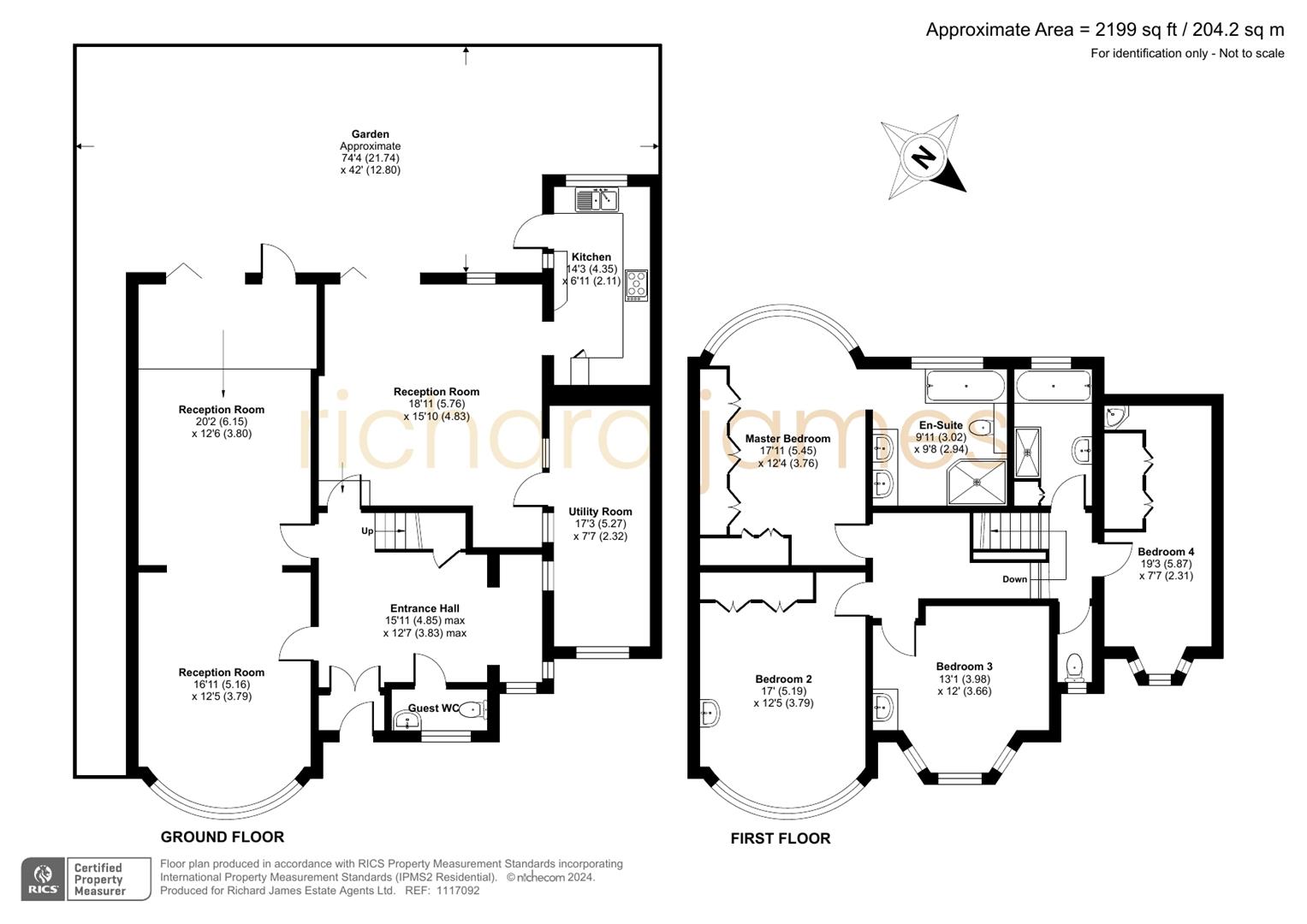 Floorplan for Lawrence Court, Mill Hill, London, NW7
