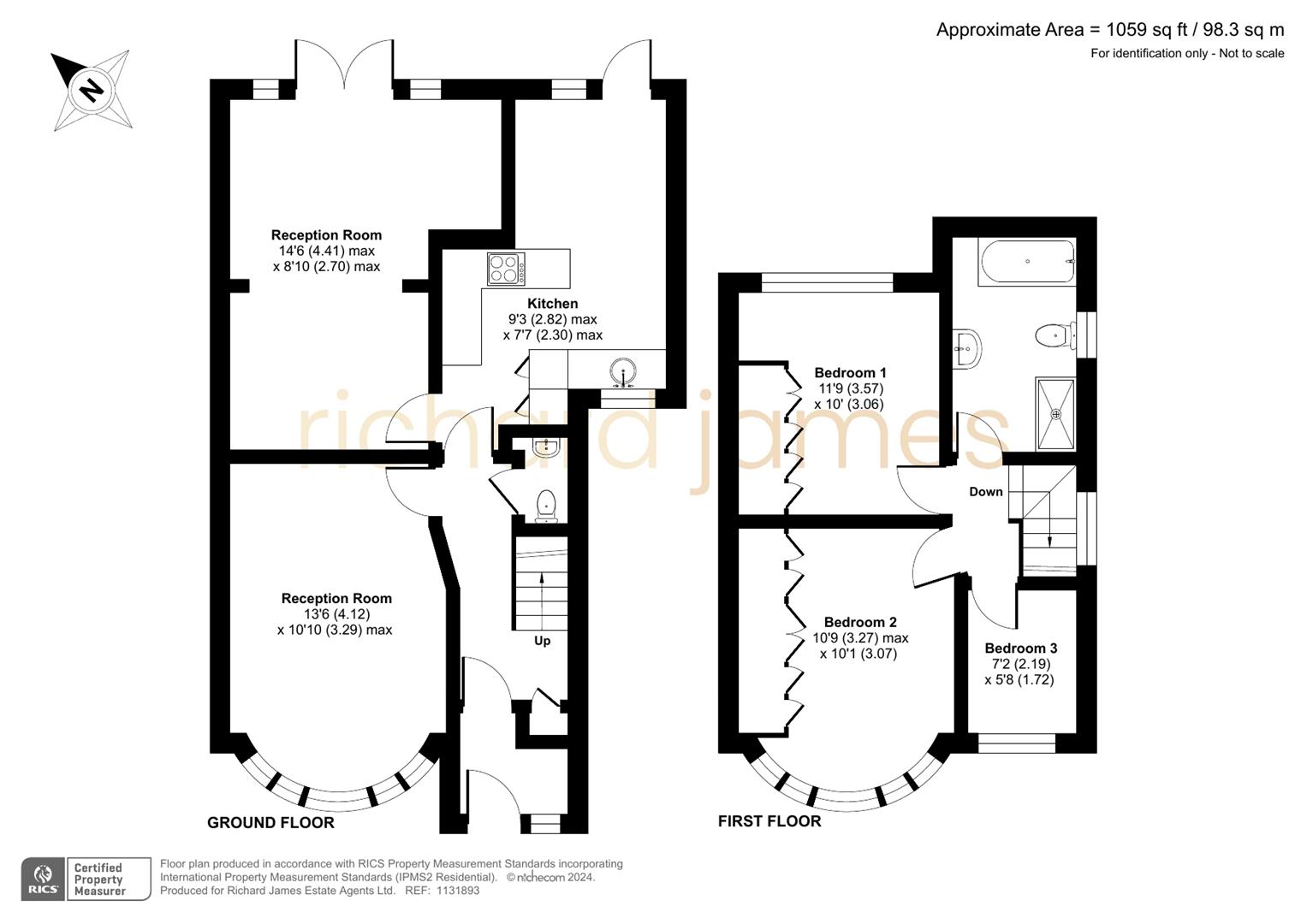Floorplan for Uphill Grove, Mill Hill, London, NW7