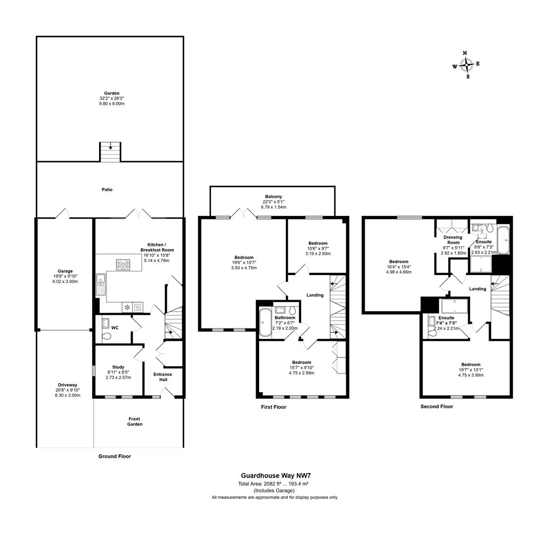 Floorplan for Guardhouse Way, Mill Hill, NW7