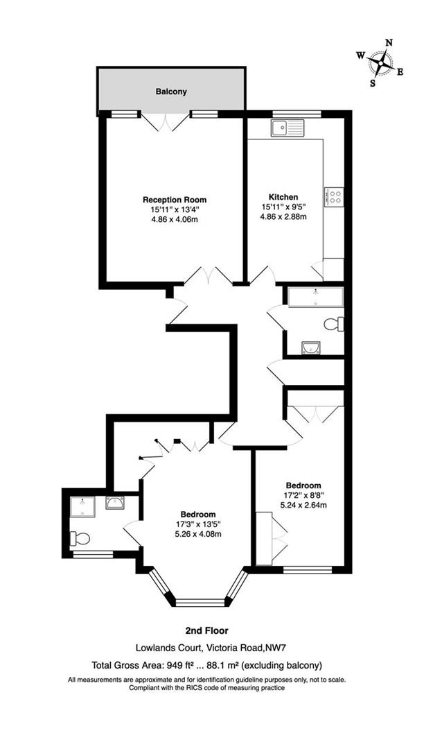 Floorplan for Victoria Road, Mill Hill, NW7