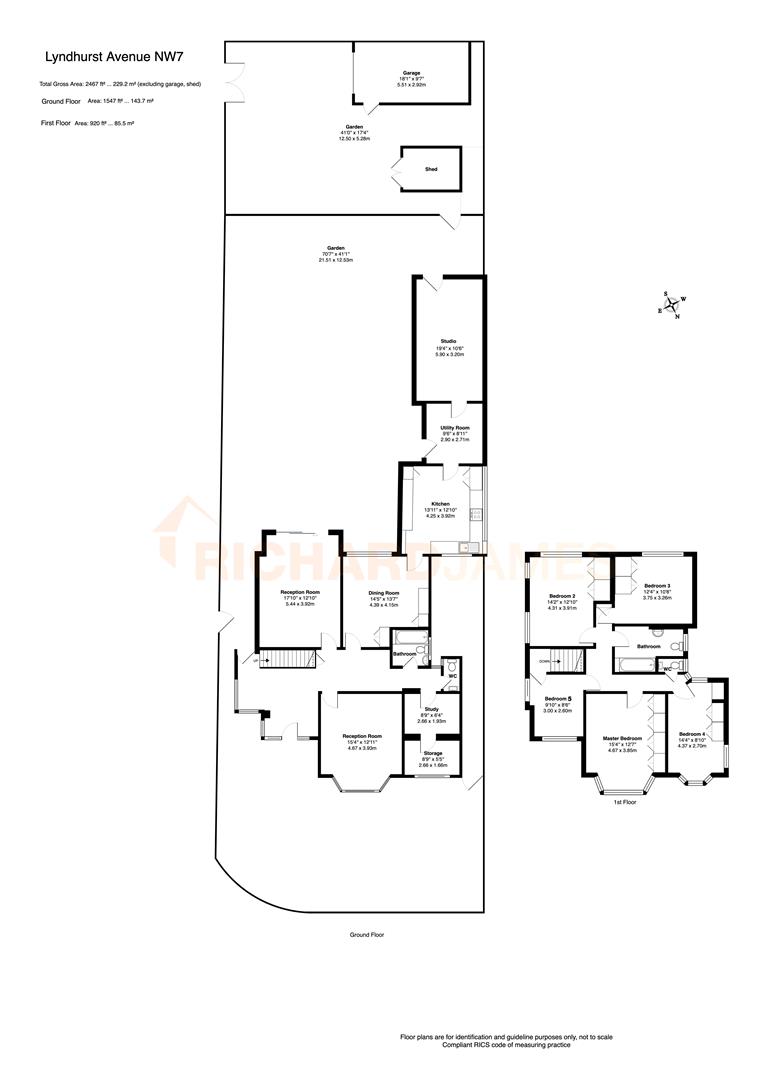 Floorplan for Lyndhurst Avenue