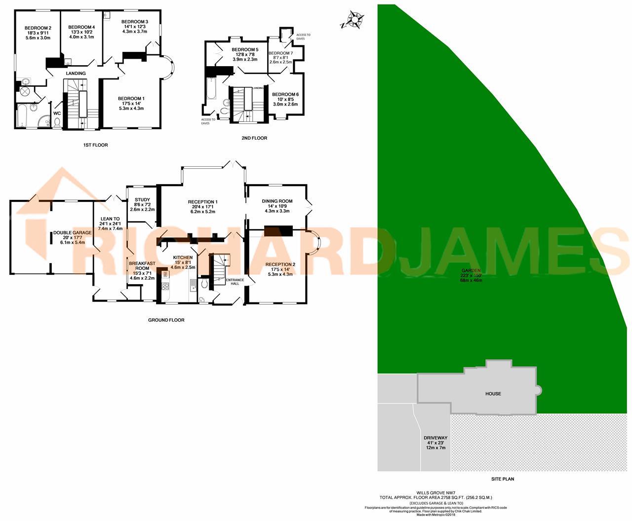 Floorplan for Wills Grove