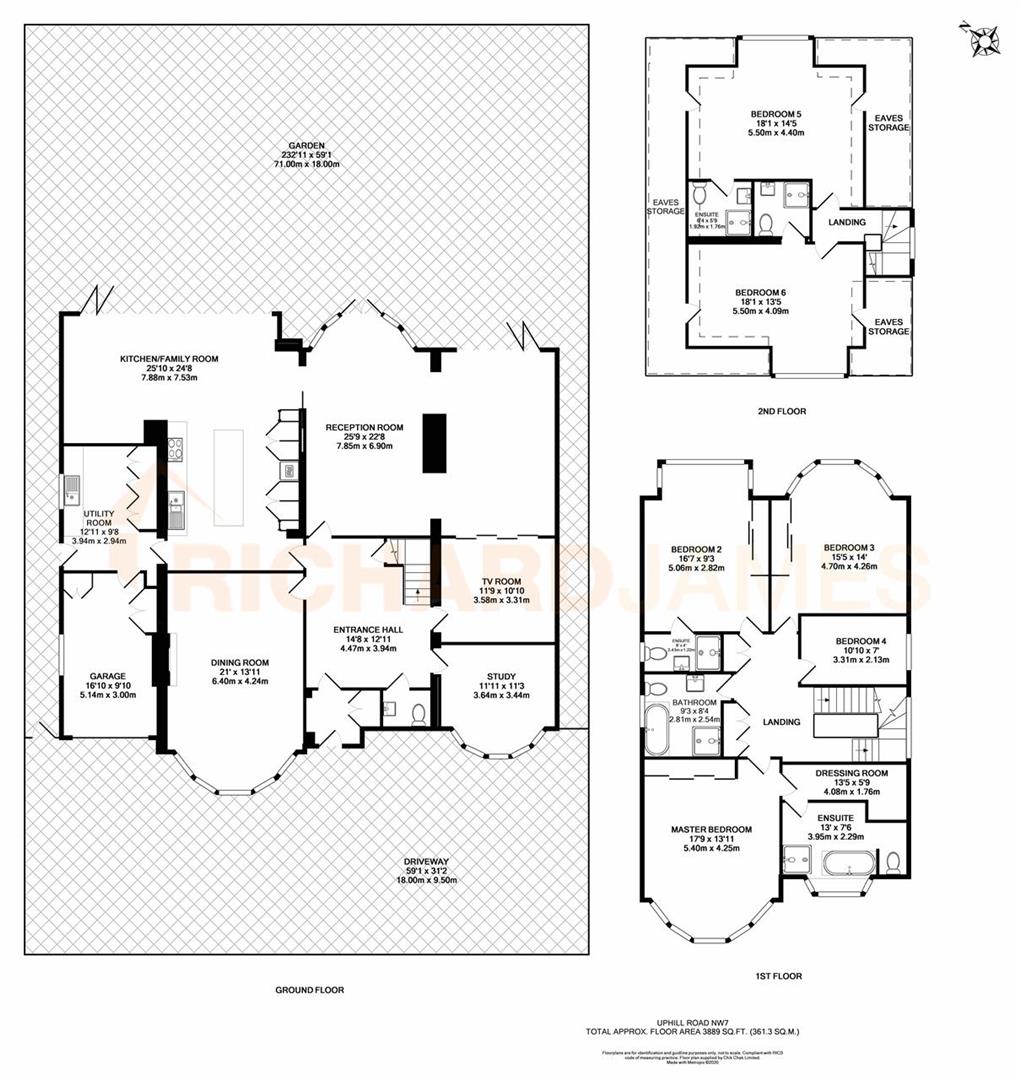 Floorplan for Uphill Road
