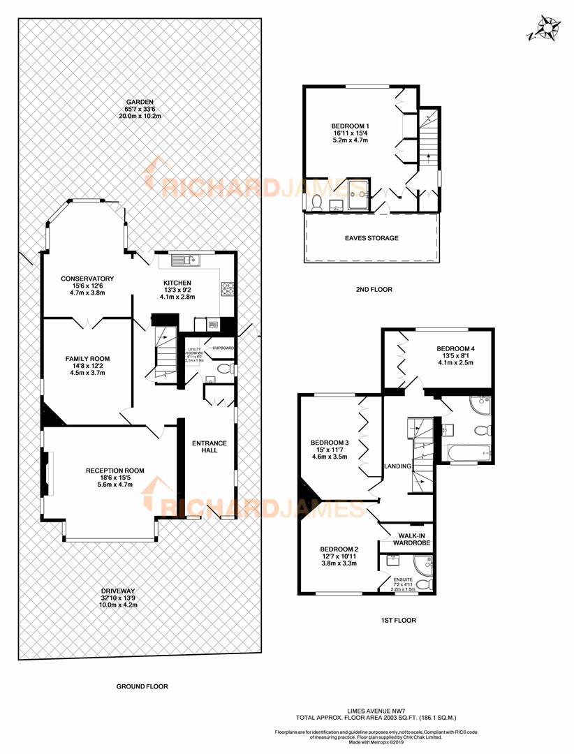 Floorplan for Limes Avenue